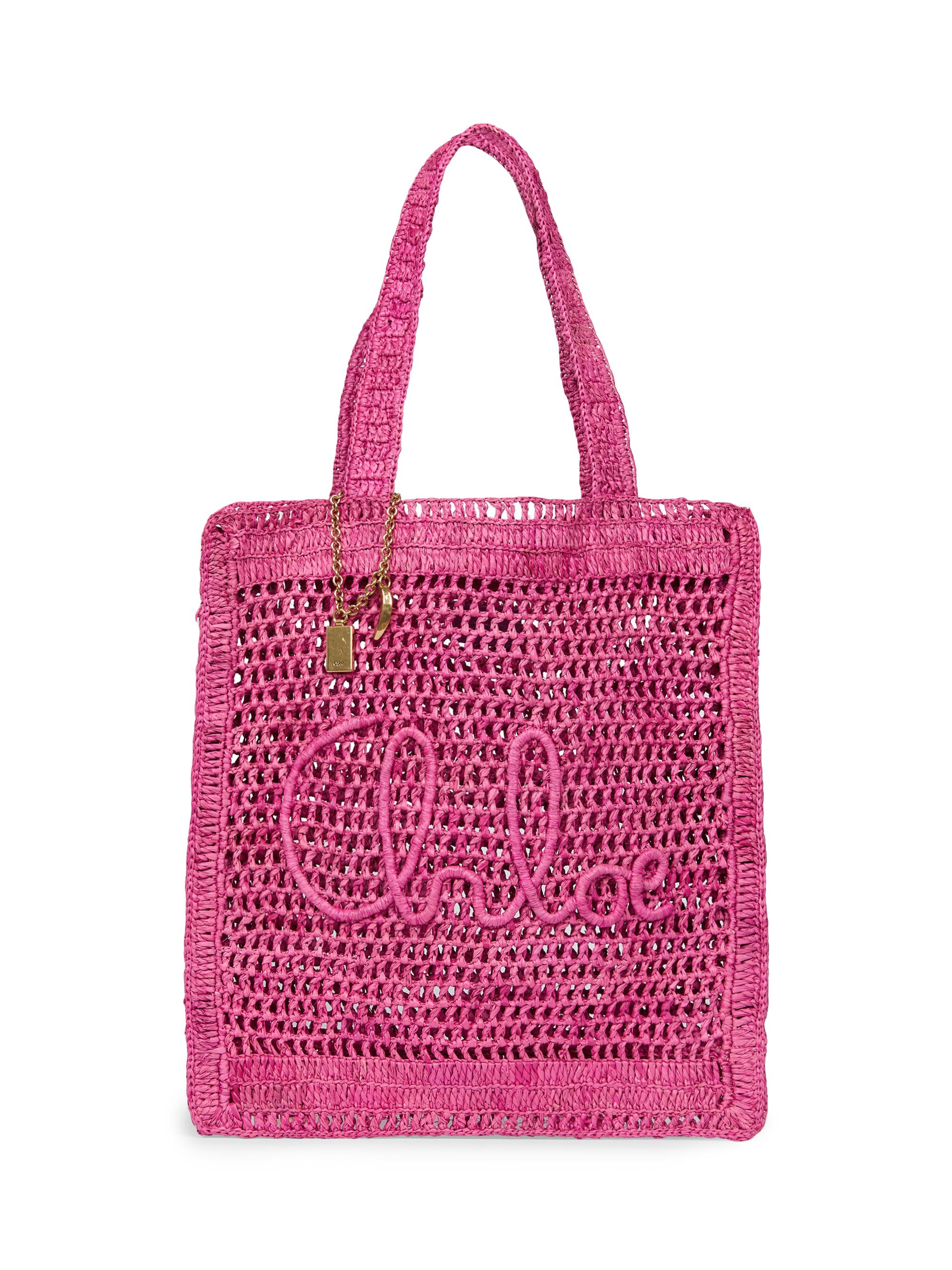 Chloé Summer Banana Logo Crocheted Tote Bag | Saks Fifth Avenue