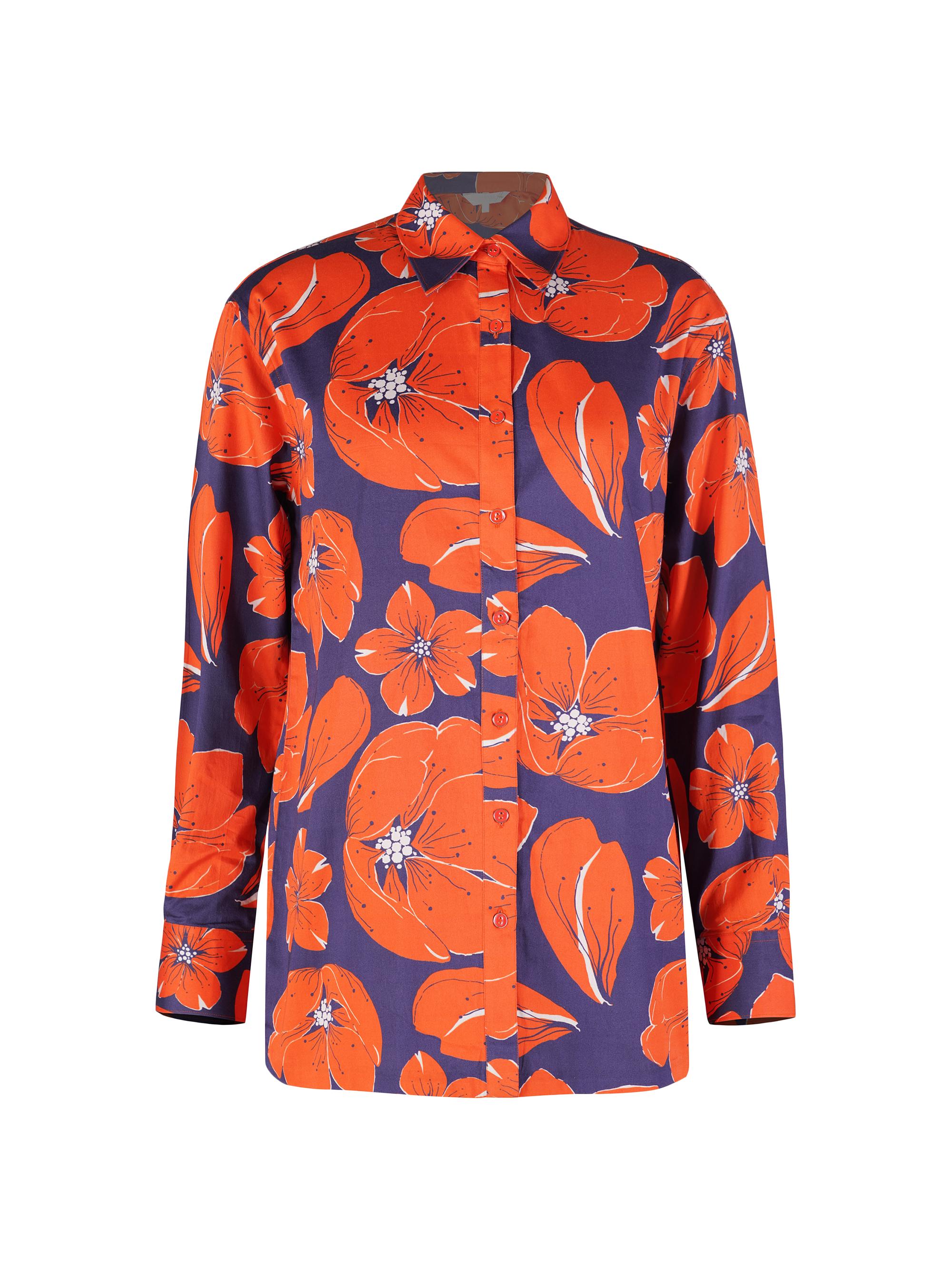 AFEW Rahul Mishra Women's Cherry Blossom Print Cotton Shirt