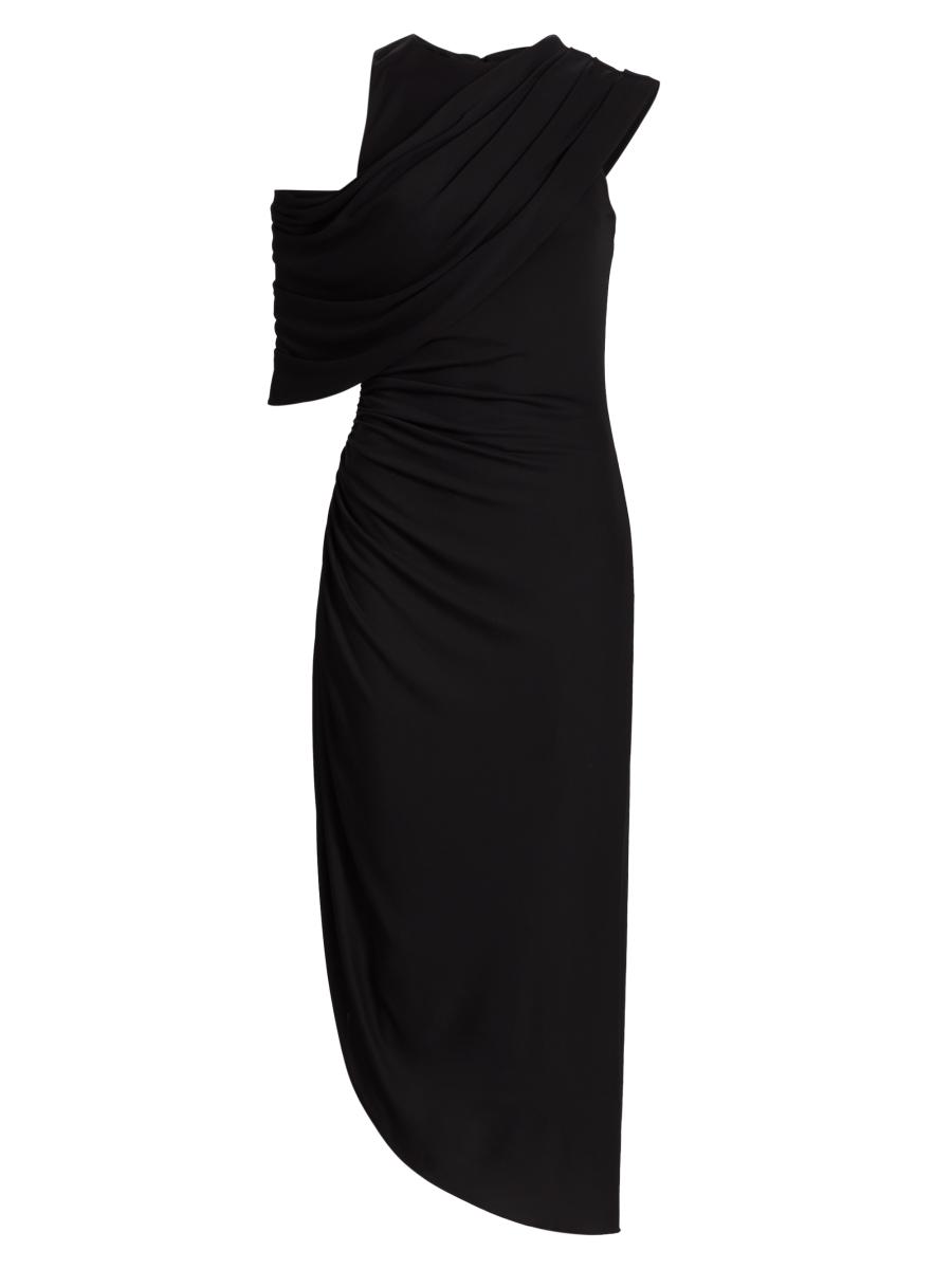 Halston Gabrielle Matte Jersey Cocktail Dress | Saks Fifth Avenue