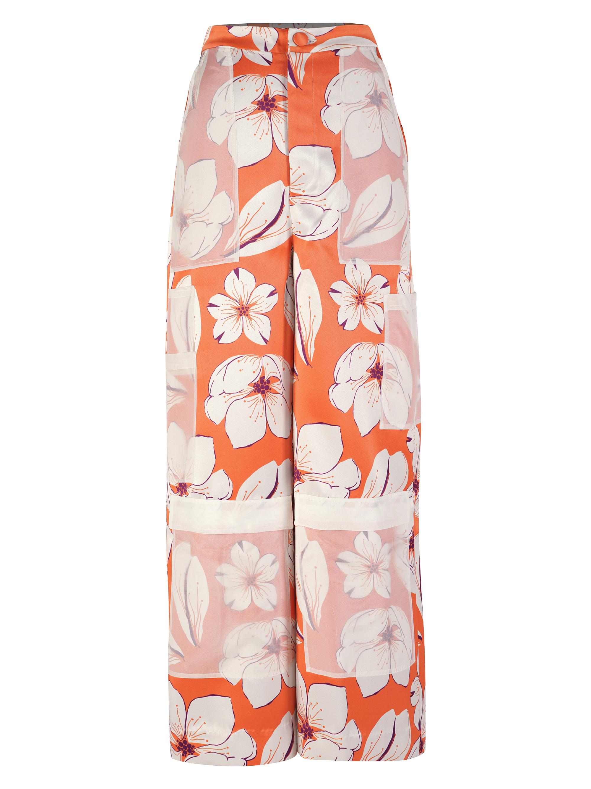 AFEW Rahul Mishra Women's Cargo Pocket Floral Trousers