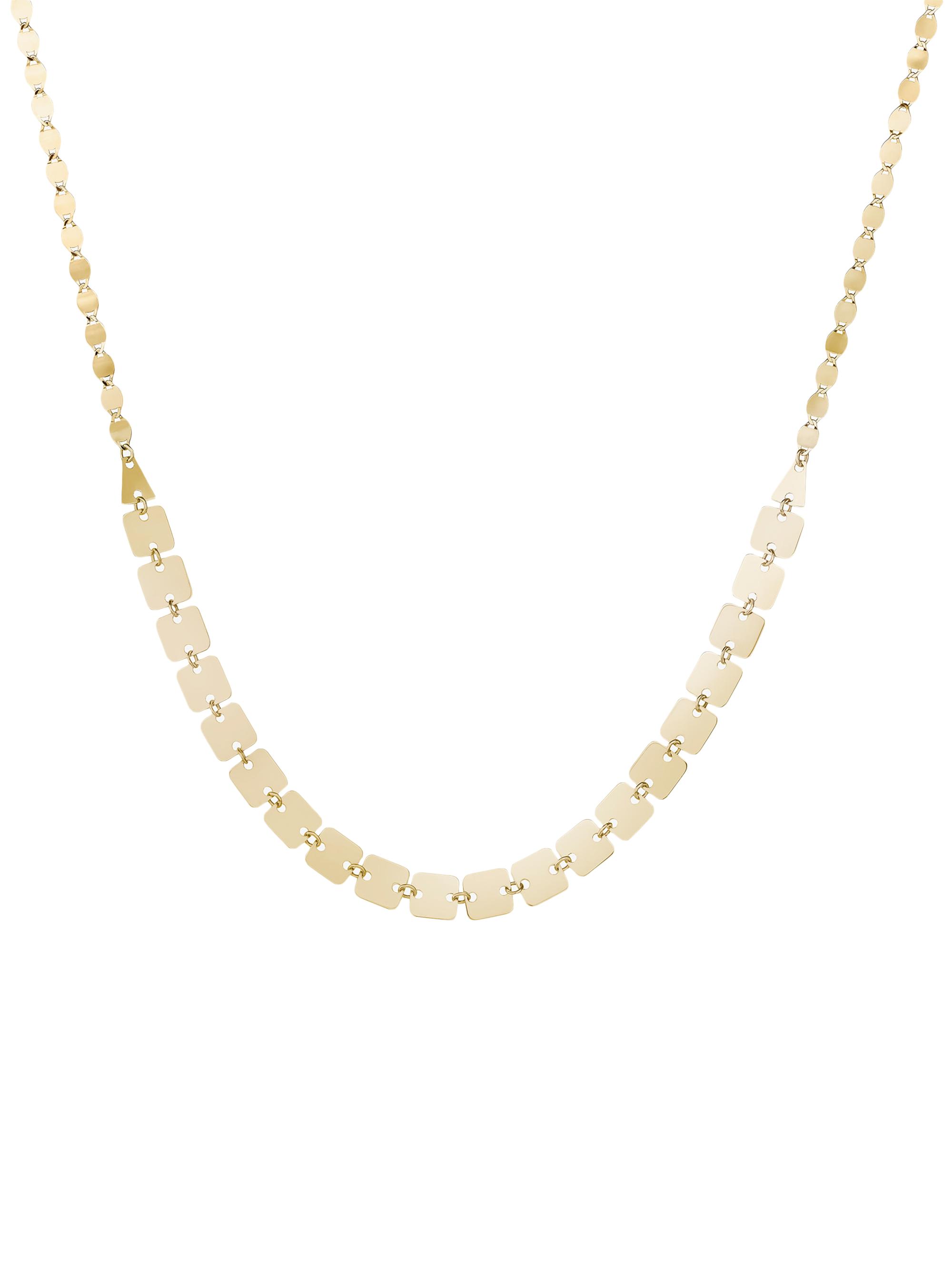 Lana Women's Laser Square 14K Yellow Gold Necklace - Yellow Gold