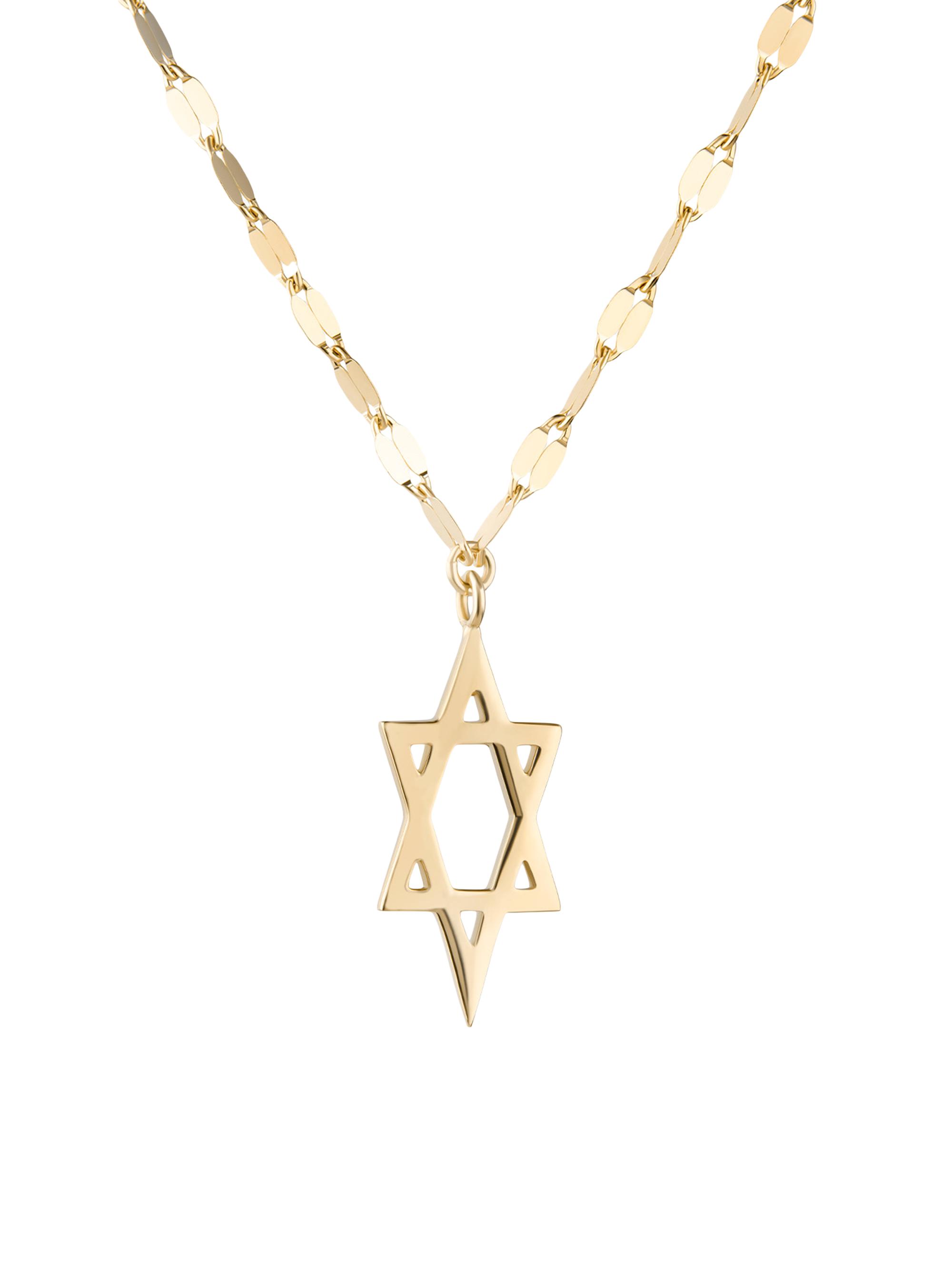 Lana Women's Star Of David 14K Yellow Gold Charm Necklace - Yellow Gold