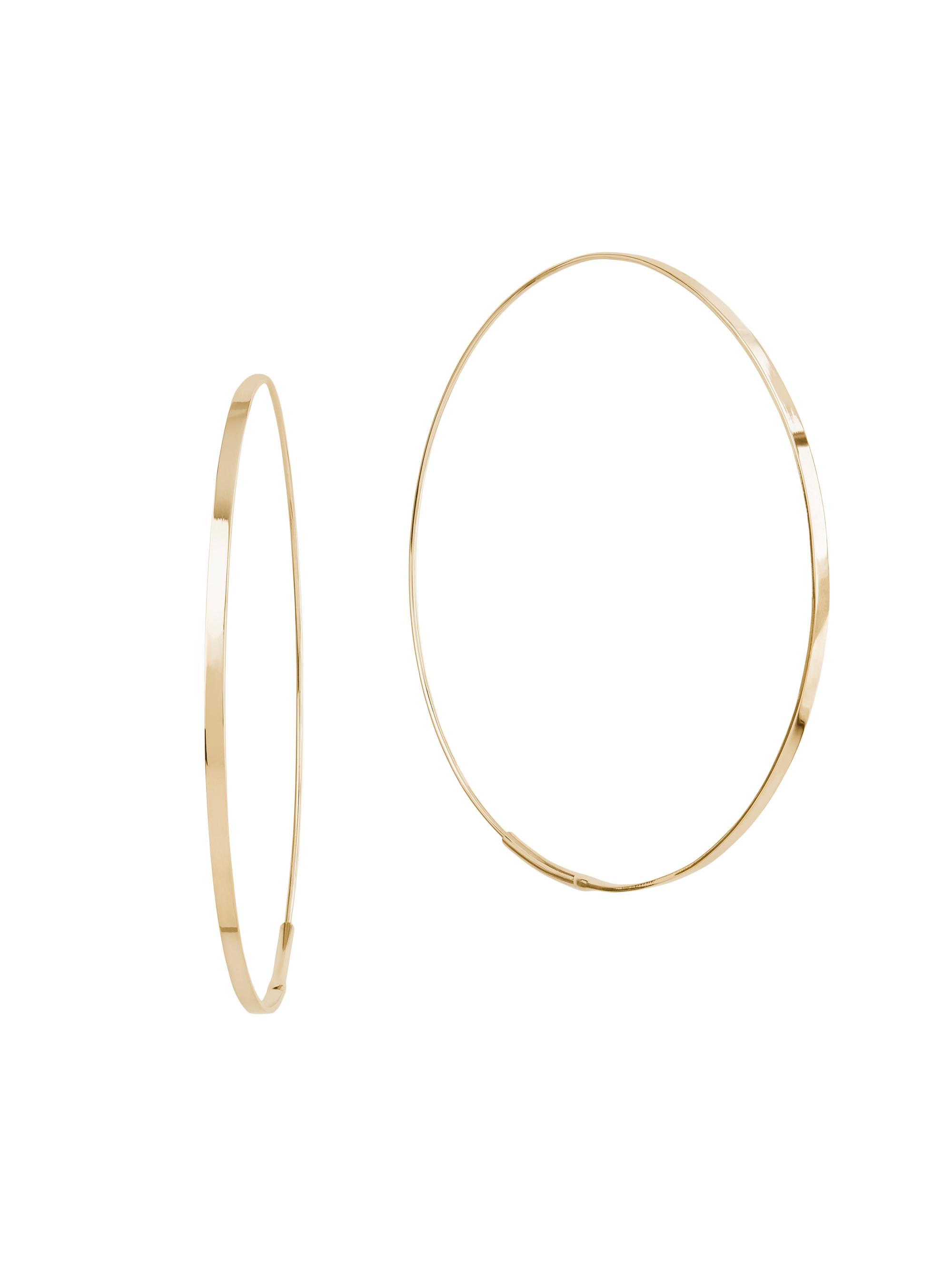 Lana Women's Magic 14K Yellow Gold Hoop Earrings - Yellow Gold