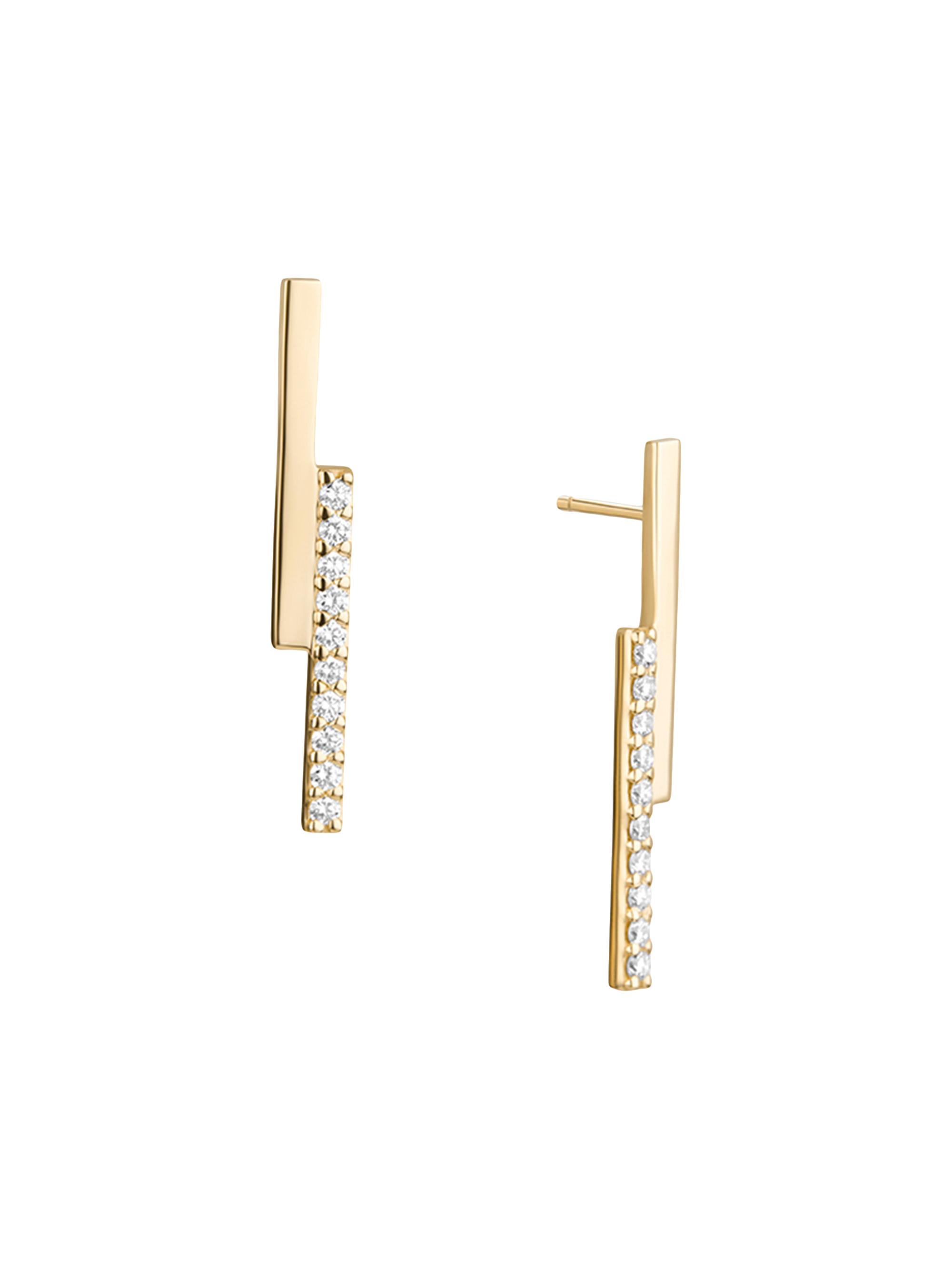 Lana Women's Flawless Edge 14K Yellow Gold & 0.28 TCW Diamond Stud Earrings - Yellow Gold