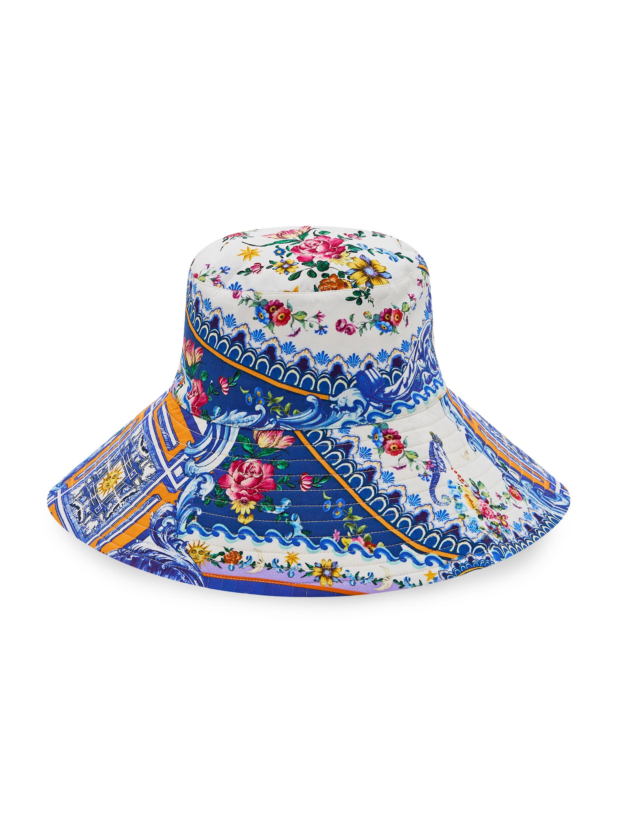 Maison Michel Charlotte Bucket Hat - NWT Maison Michel Charlotte Floral Cotton Bucket Hat | Saks  main image 4