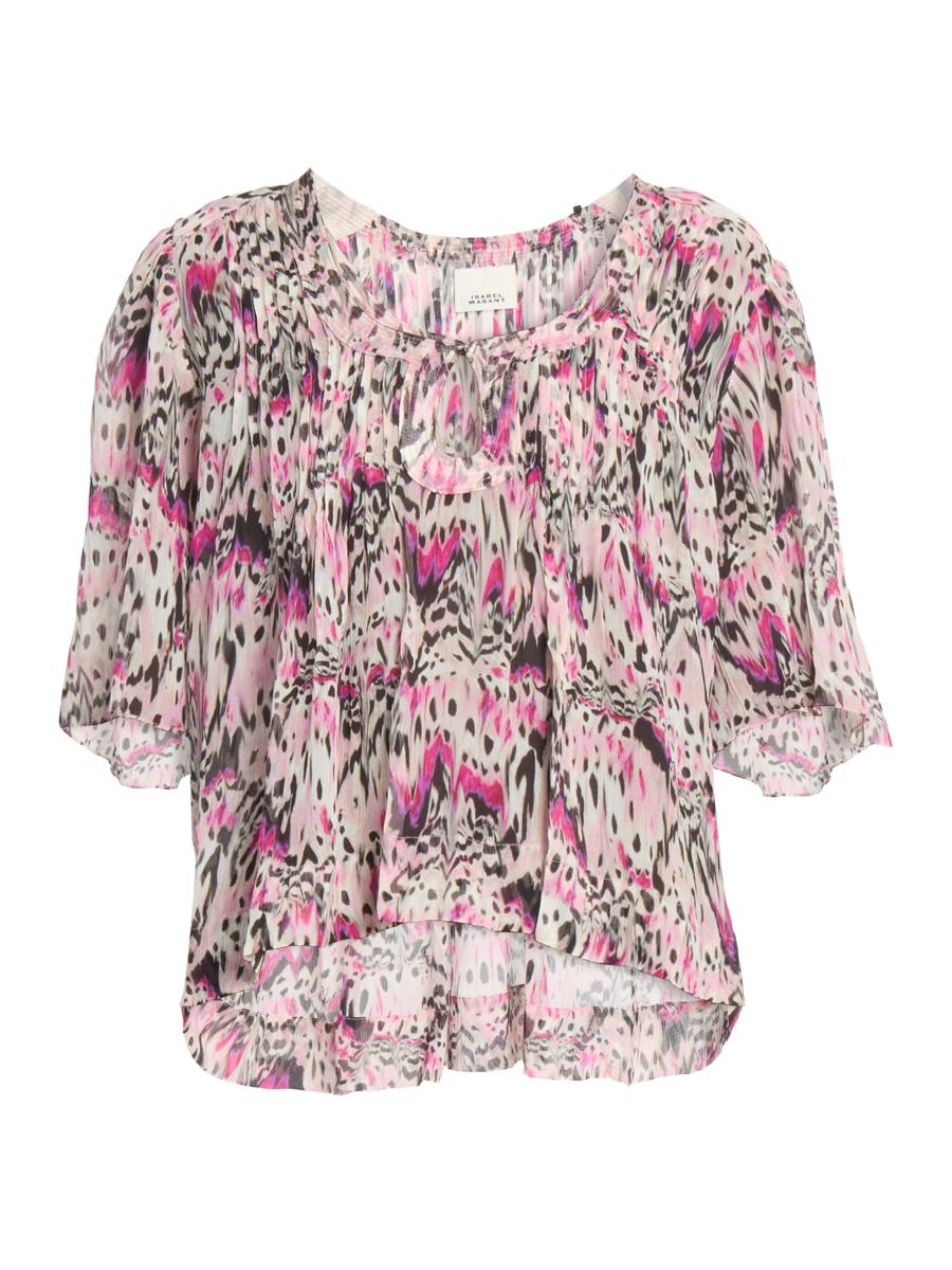 【Isabel Marant】 Rincky stretch-silkトップ Isabel Marant Zarga Stretch Silk Top | Nordstrom