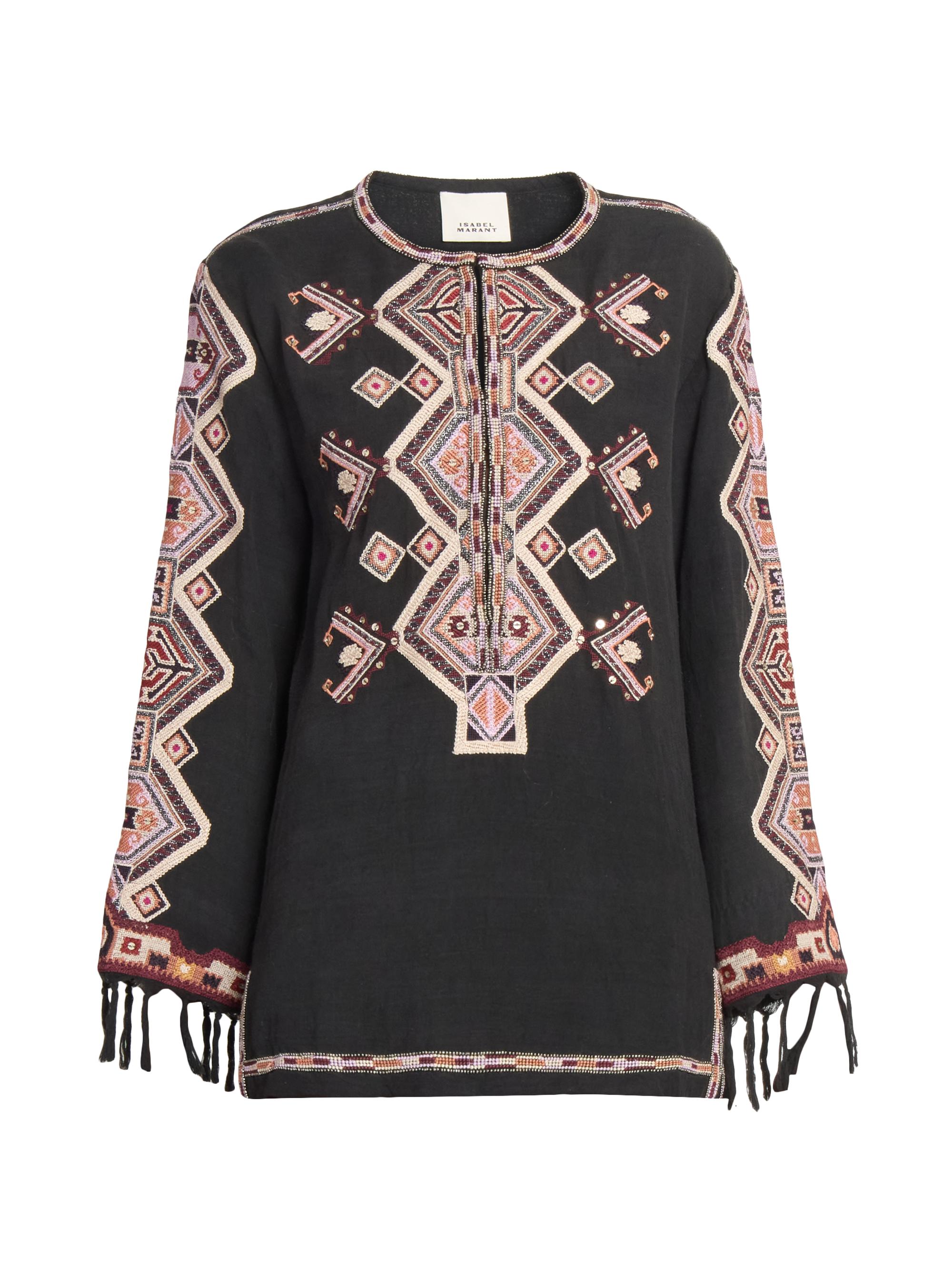 Isabel Marant Zelda Embroidered Top | Saks Fifth Avenue