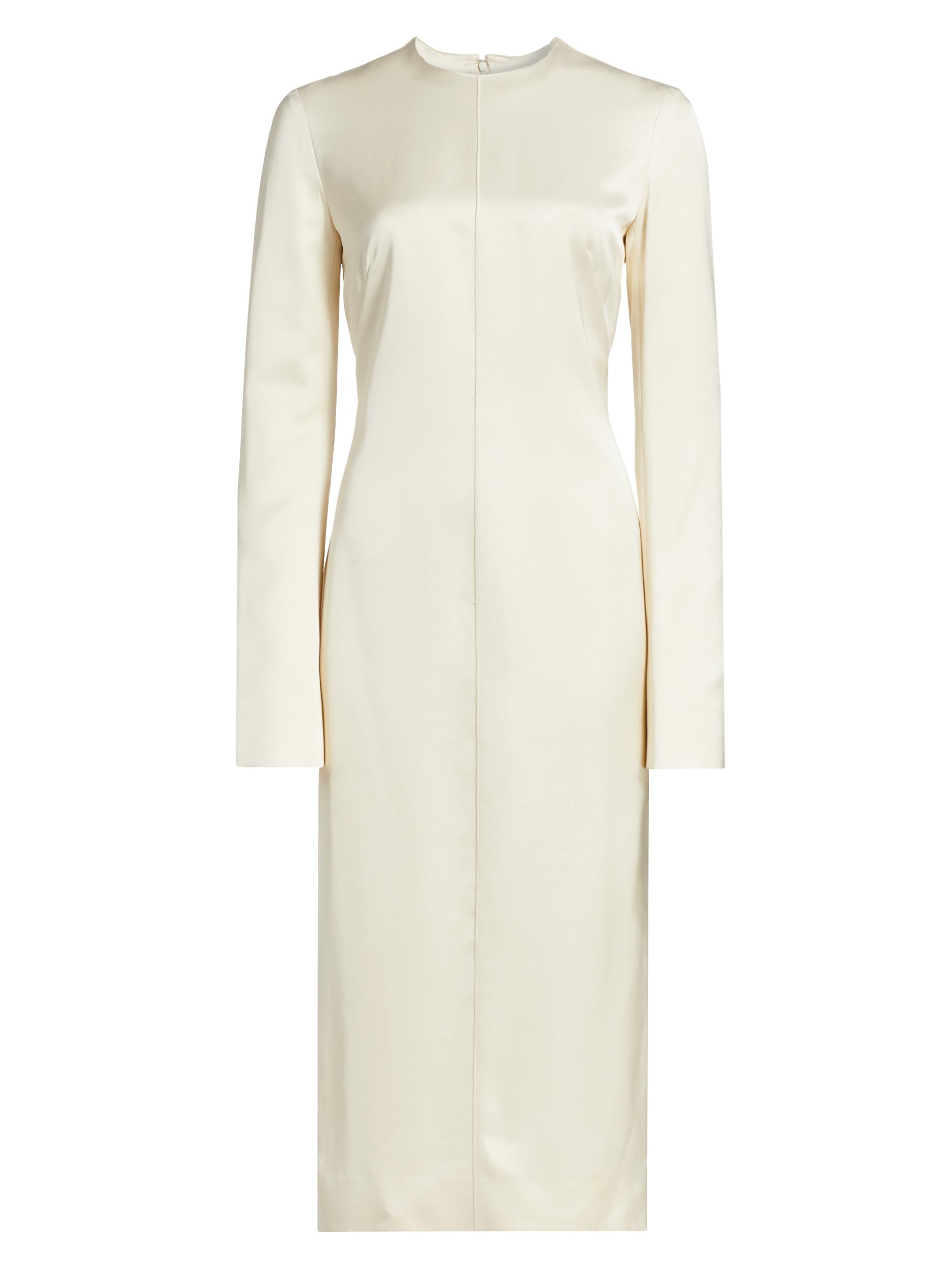 TOTEME Front-Split Satin Midi スカート 34 TOTEME knot-detail Satin Midi Skirt | Black | FARFETCH