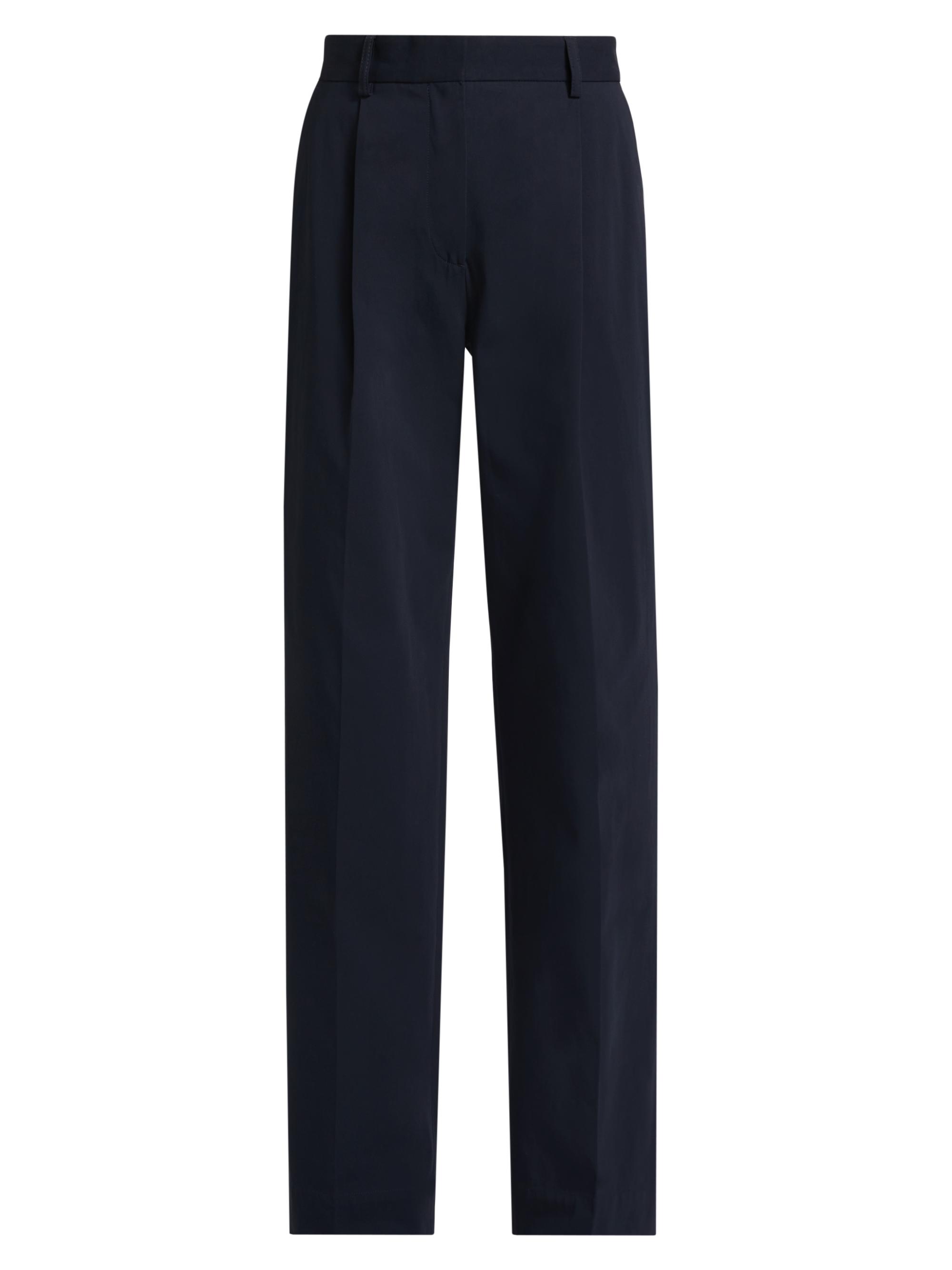 Toteme Cotton Straight-Leg Pants | Saks Fifth Avenue