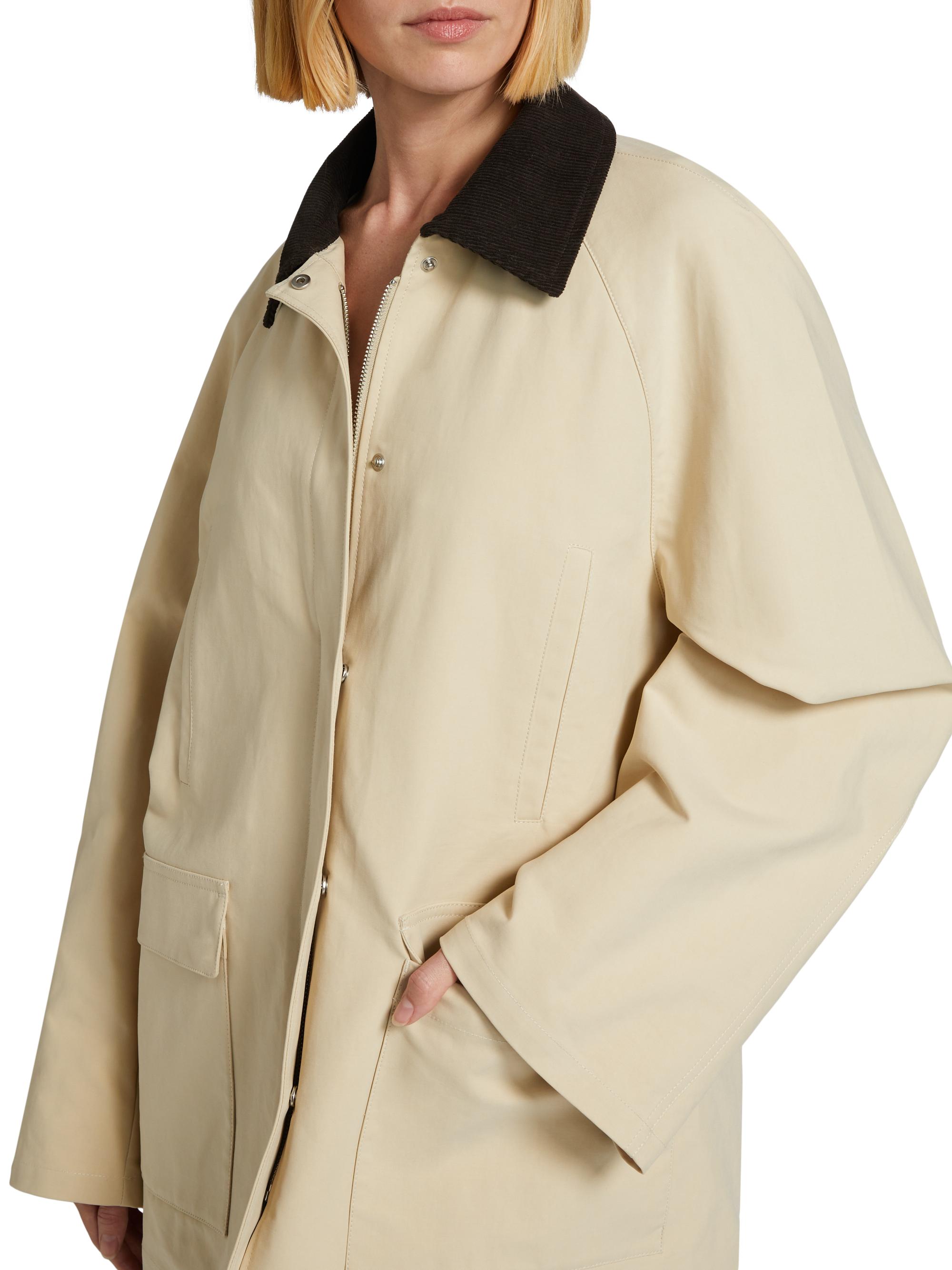Toteme Summer Country Wax Cotton Jacket | Saks Fifth Avenue