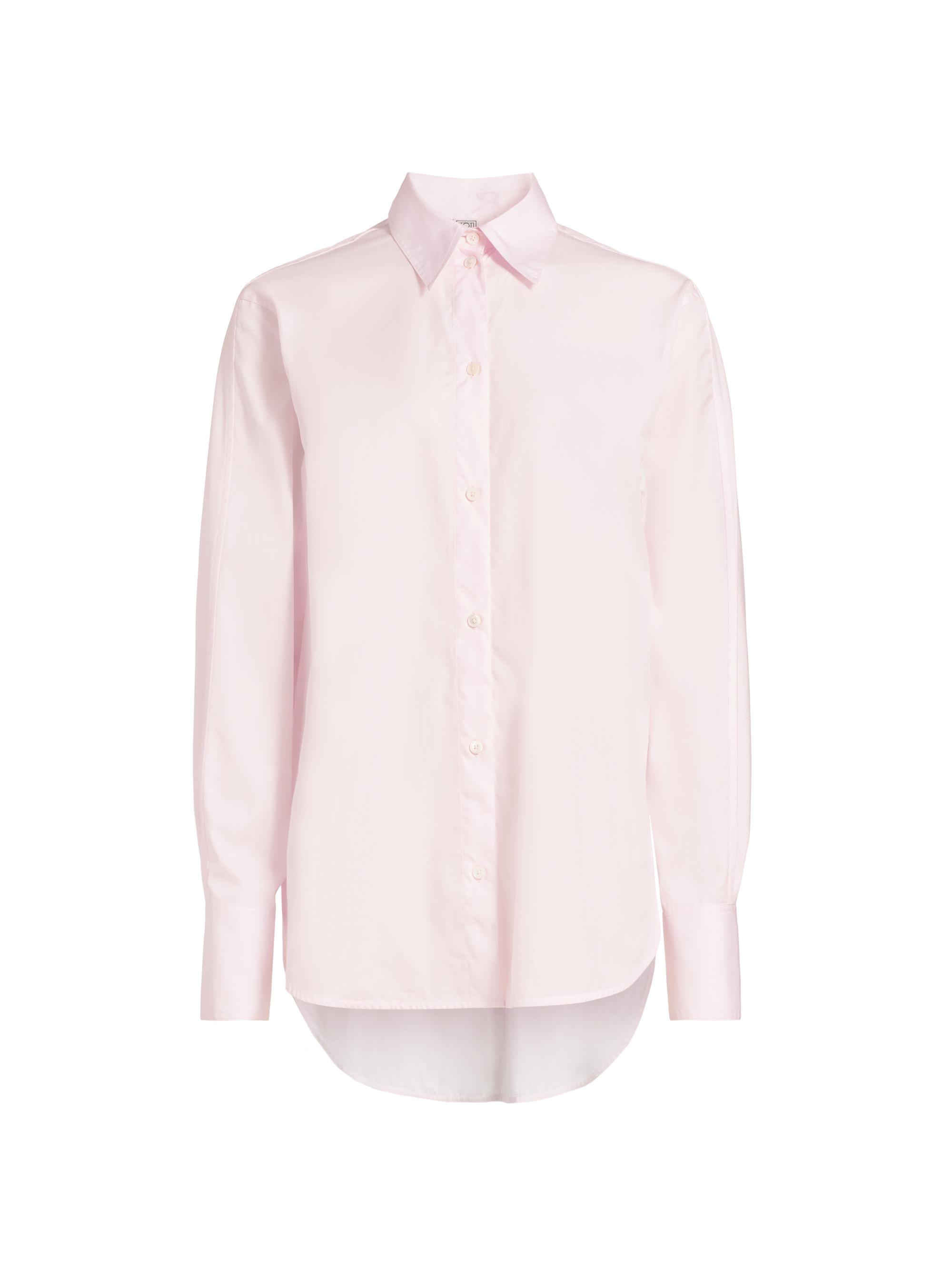 Toteme Women's Cotton Poplin Button-Front Shirt - Blossom