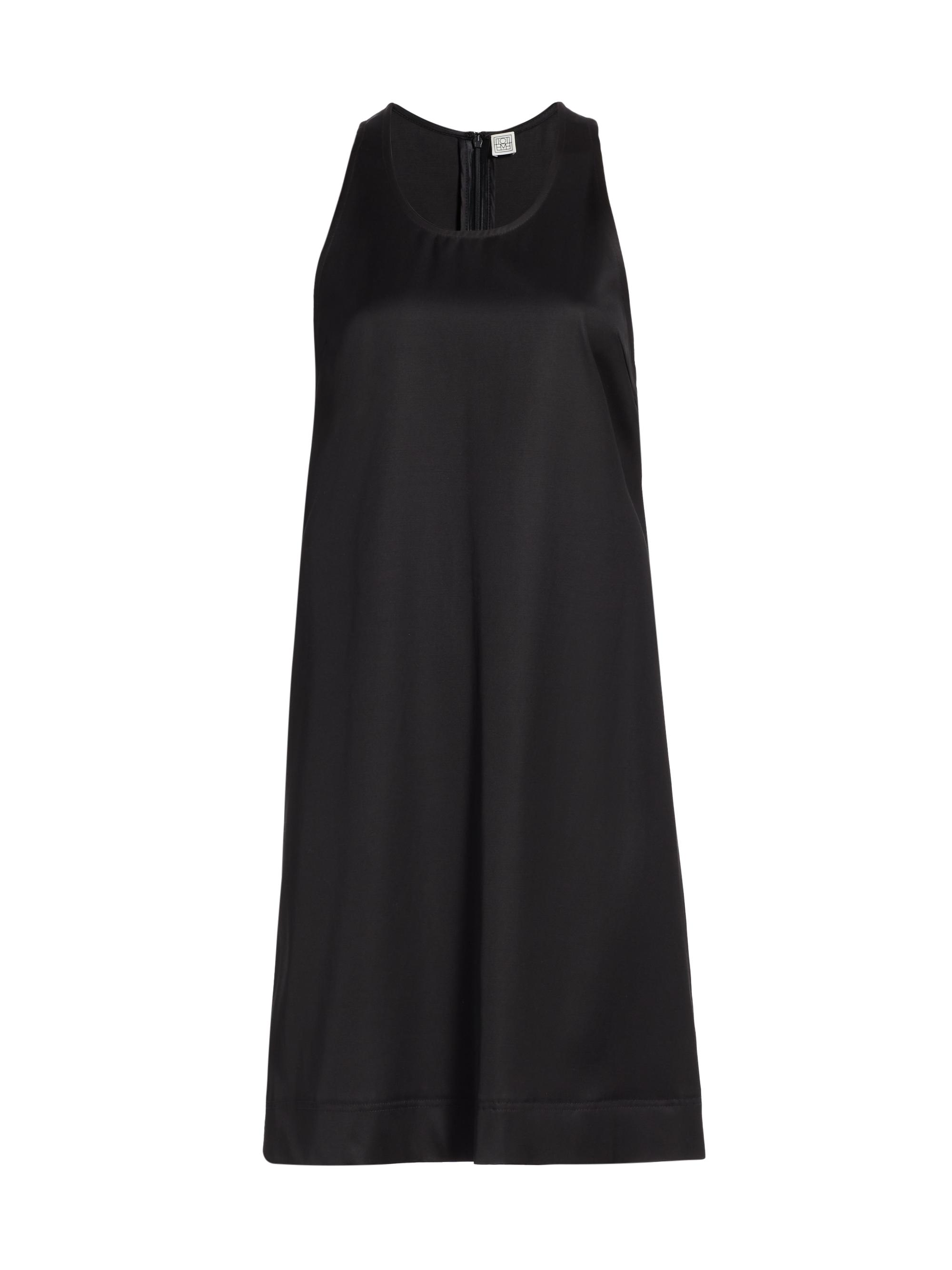 Toteme Women's Chintz Scoopneck A-line Minidress - Black