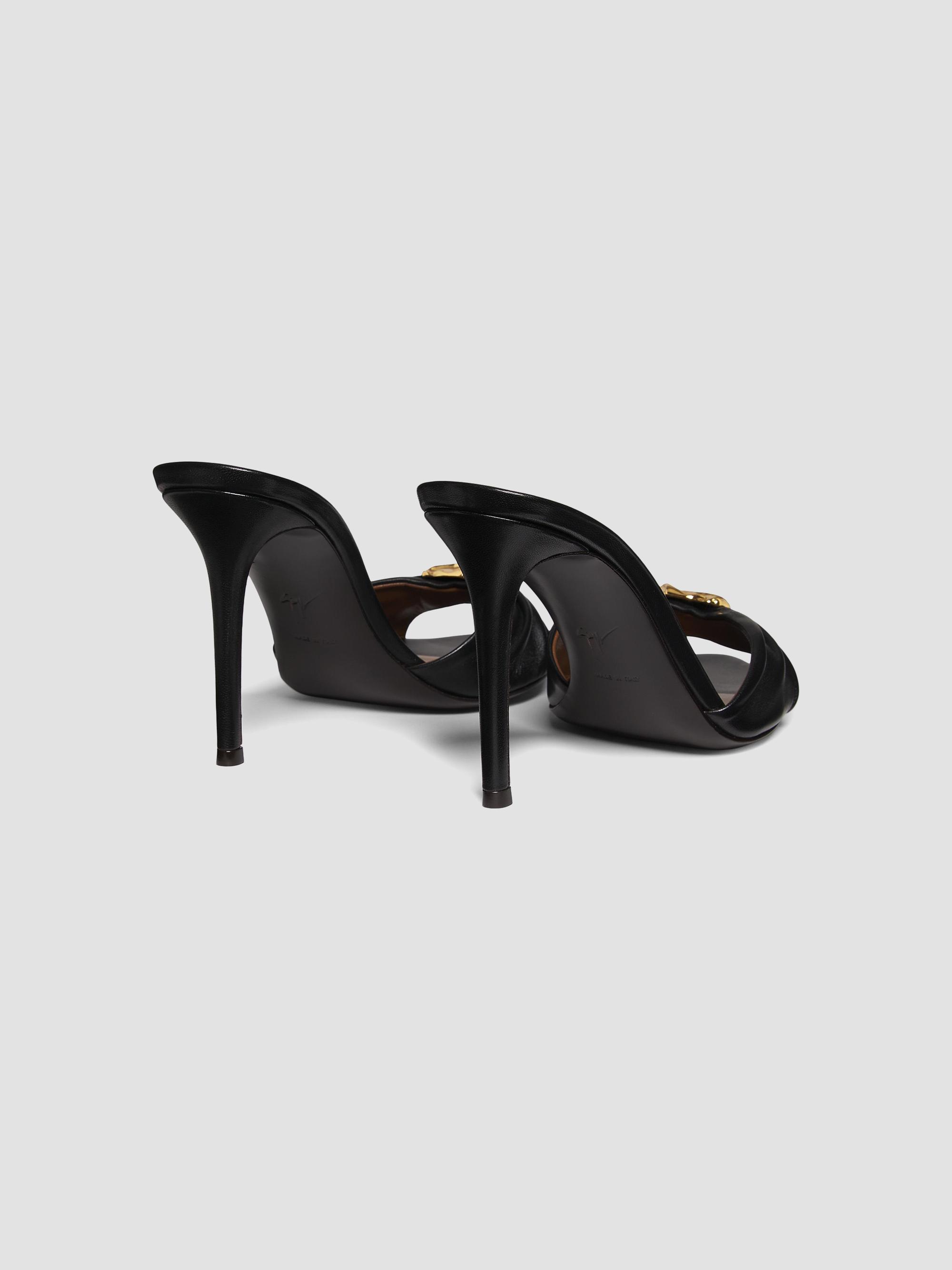 Giuseppe Zanotti Clandestino 90MM Leather Mules | Saks Fifth Avenue