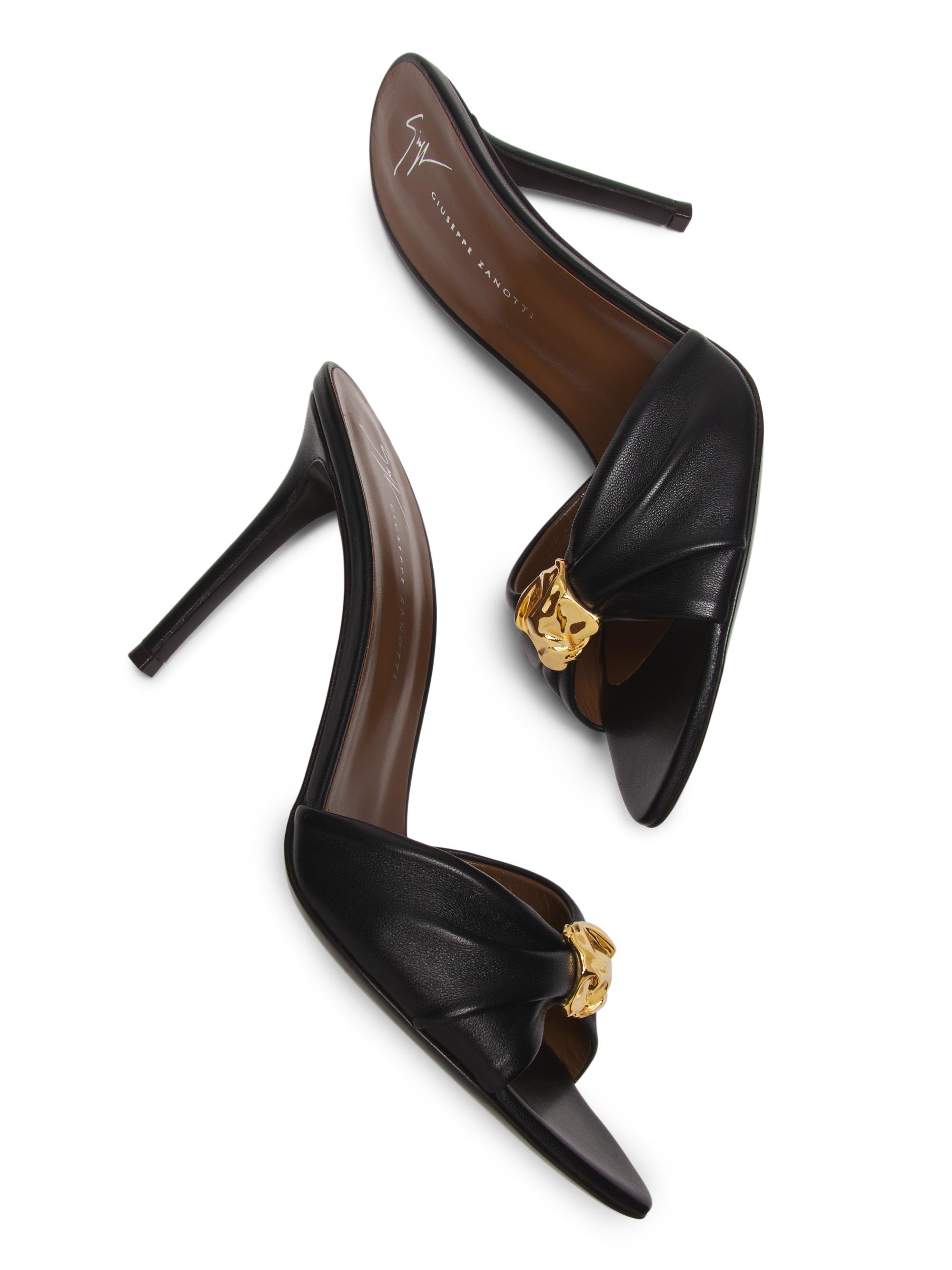 Giuseppe Zanotti Clandestino 90MM Leather Mules | Saks Fifth Avenue