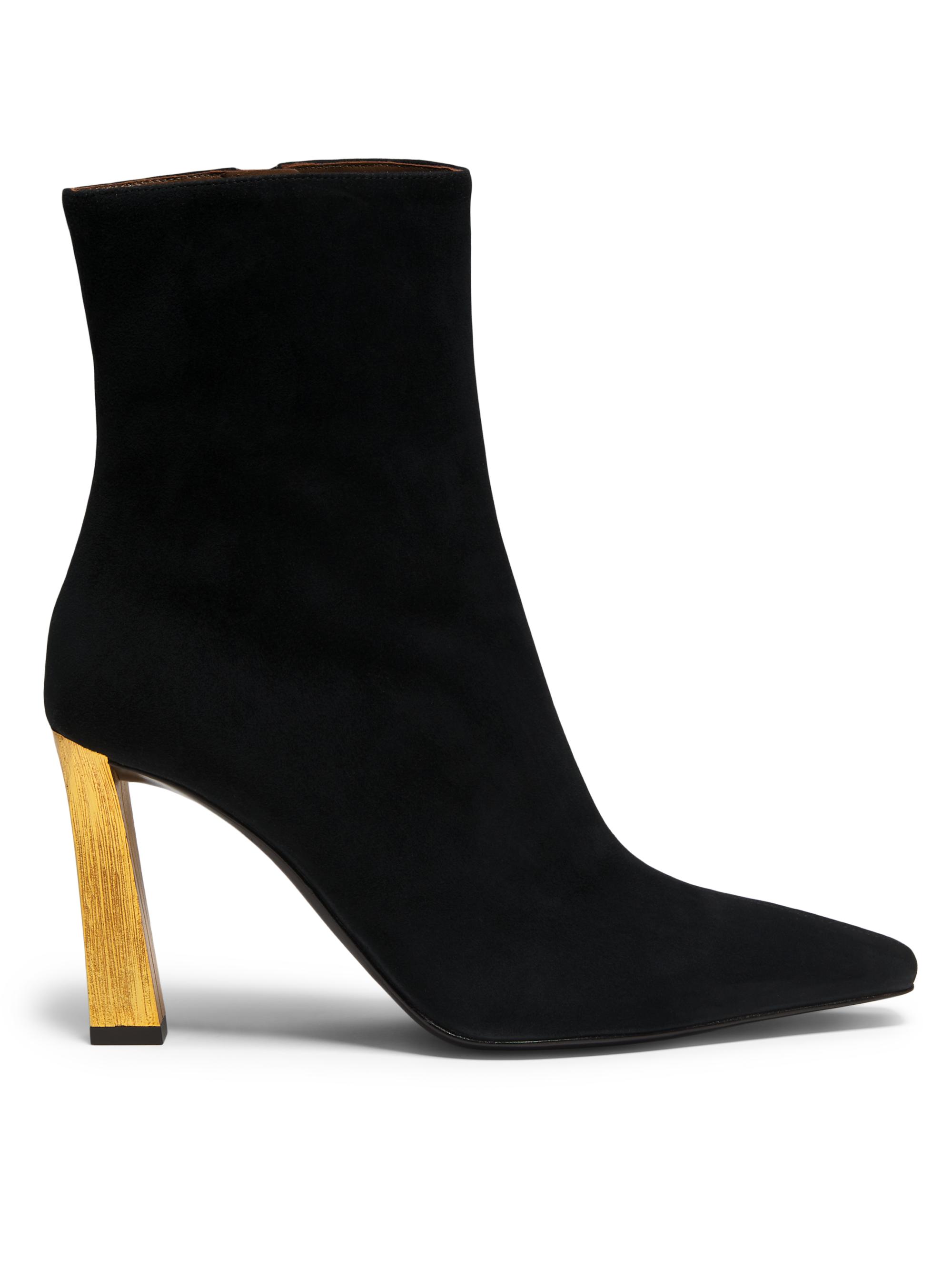 Giuseppe Zanotti Women's Metallic Heel 90MM Booties - Nero Oro