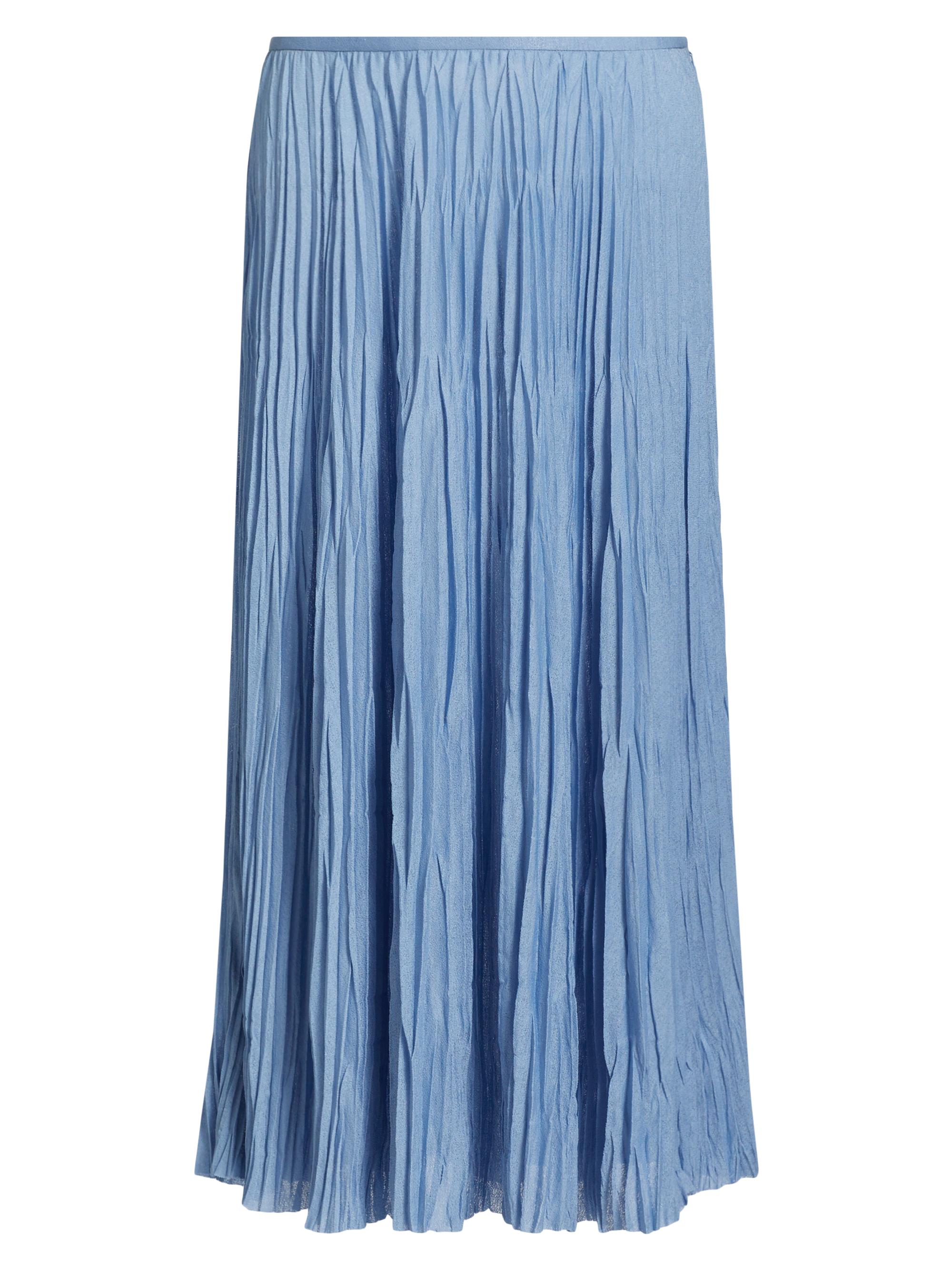 Proenza Schouler White Label Women's Rosalyn Pleated Jersey Midi-Skirt - Pool