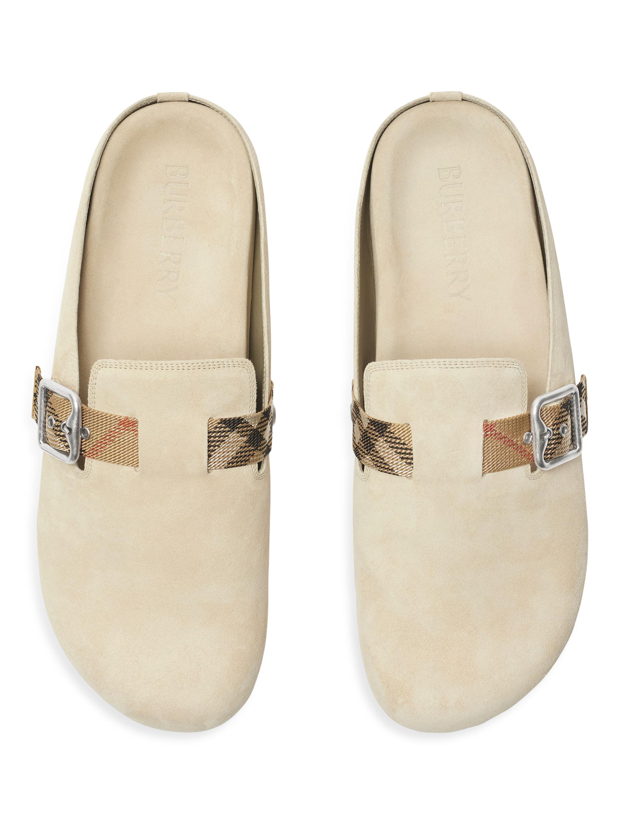 Burberry Urchin Suede Clogs | Saks Fifth Avenue