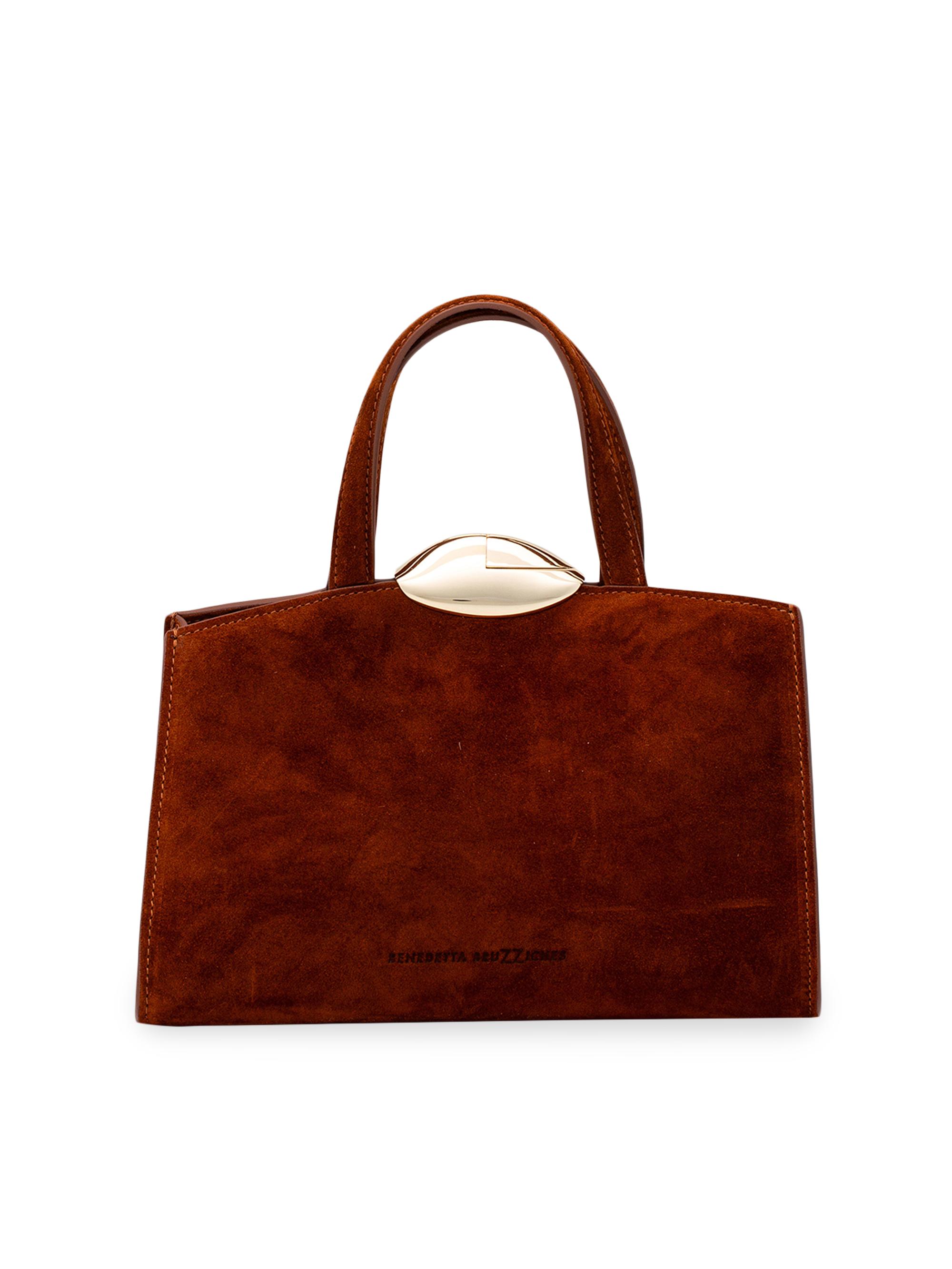 Benedetta Bruzziches Women's Serena La Petite Suede Bag - Kissing In The Streets