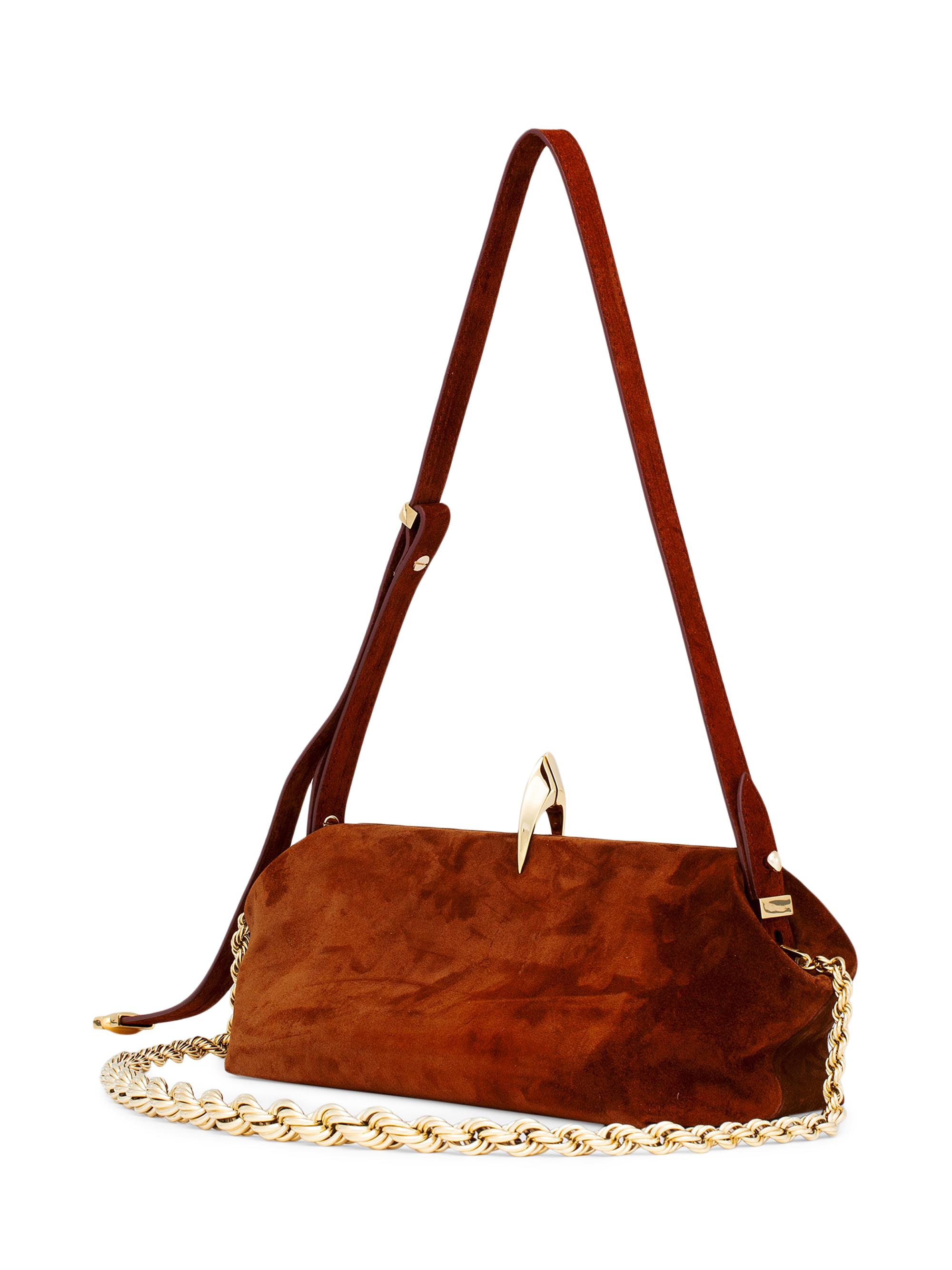 Benedetta Bruzziches Women's Sofia La Petite Suede Shoulder Bag - Kissing In The Streets