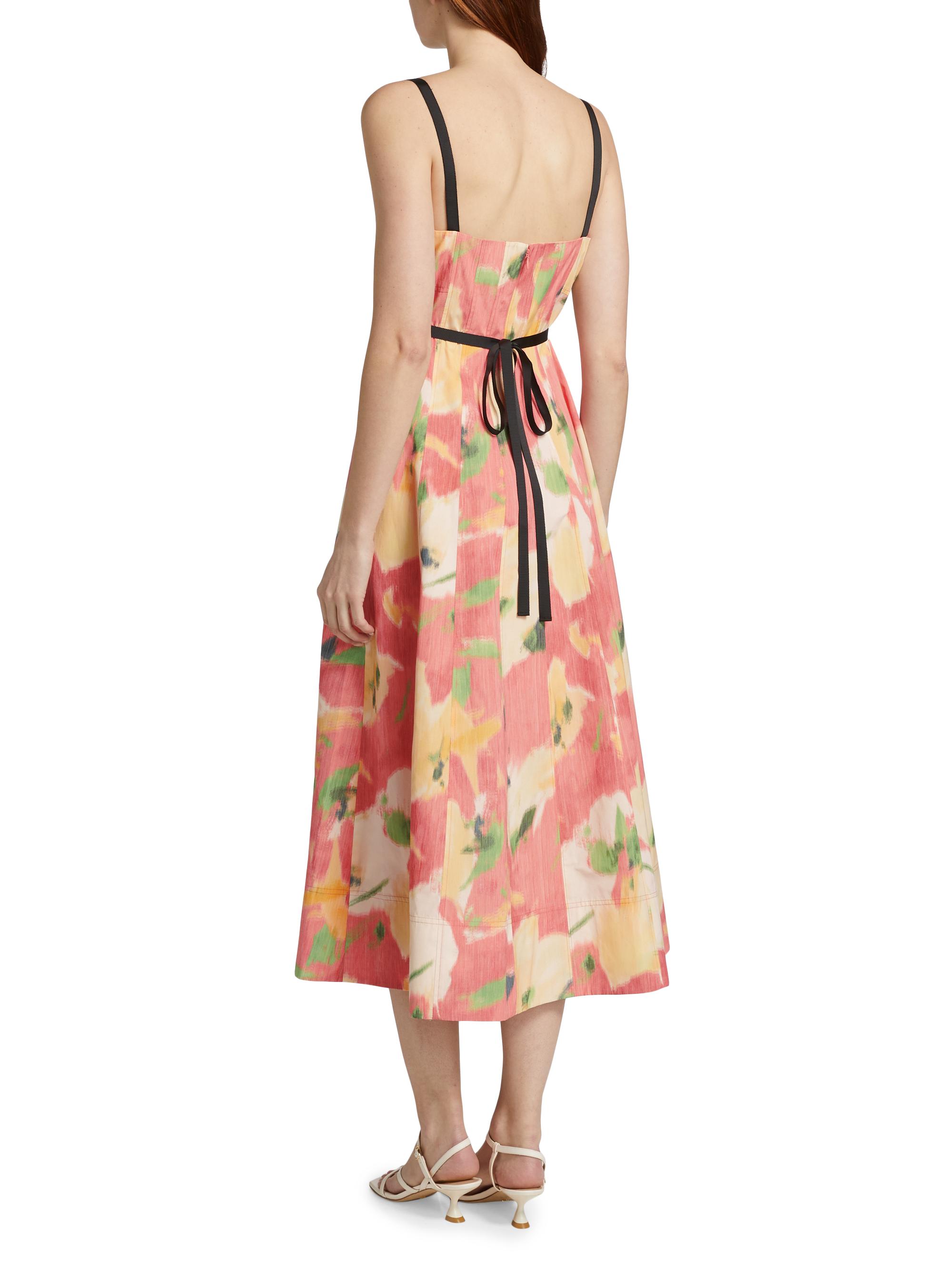 strapless open back dress Charmer Floral Embellished Mini Dress Pink main image 1