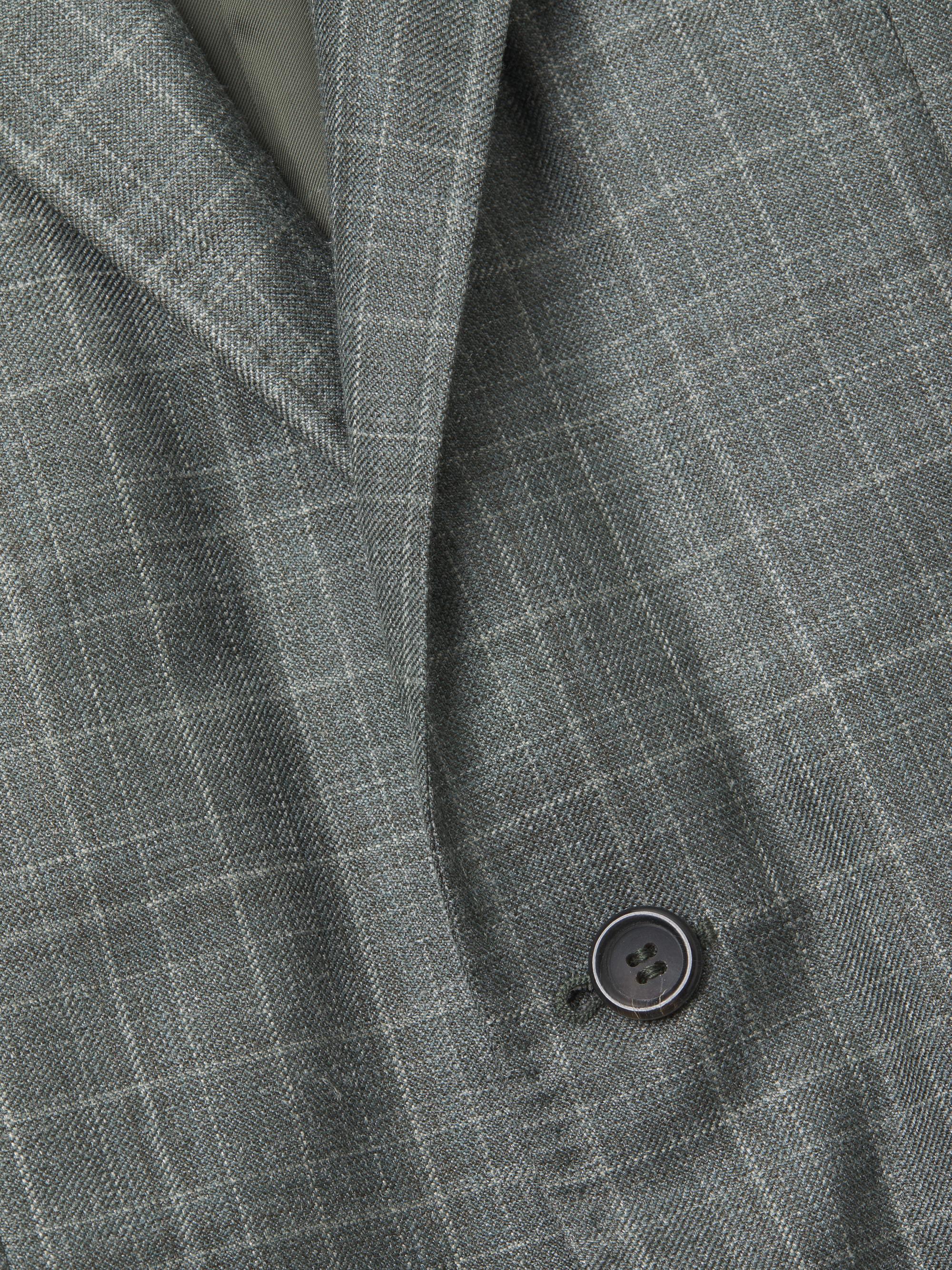 Plaid Wool-Silk-Linen Sport Coat