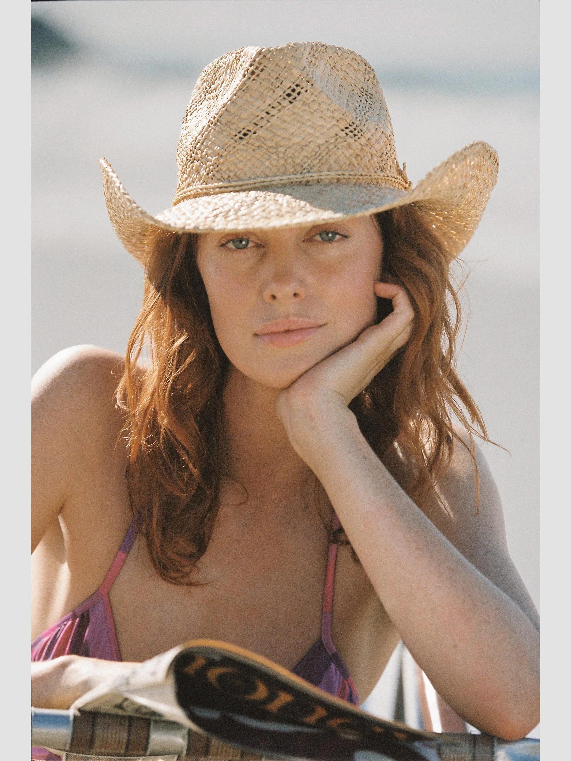 Lack of Color Straw Cowboy Hat In Natural Size Medium $149 MSRP NEW NWOT Lack of Color Raffia Cowboy Hat | Saks Fifth Avenue main image 4