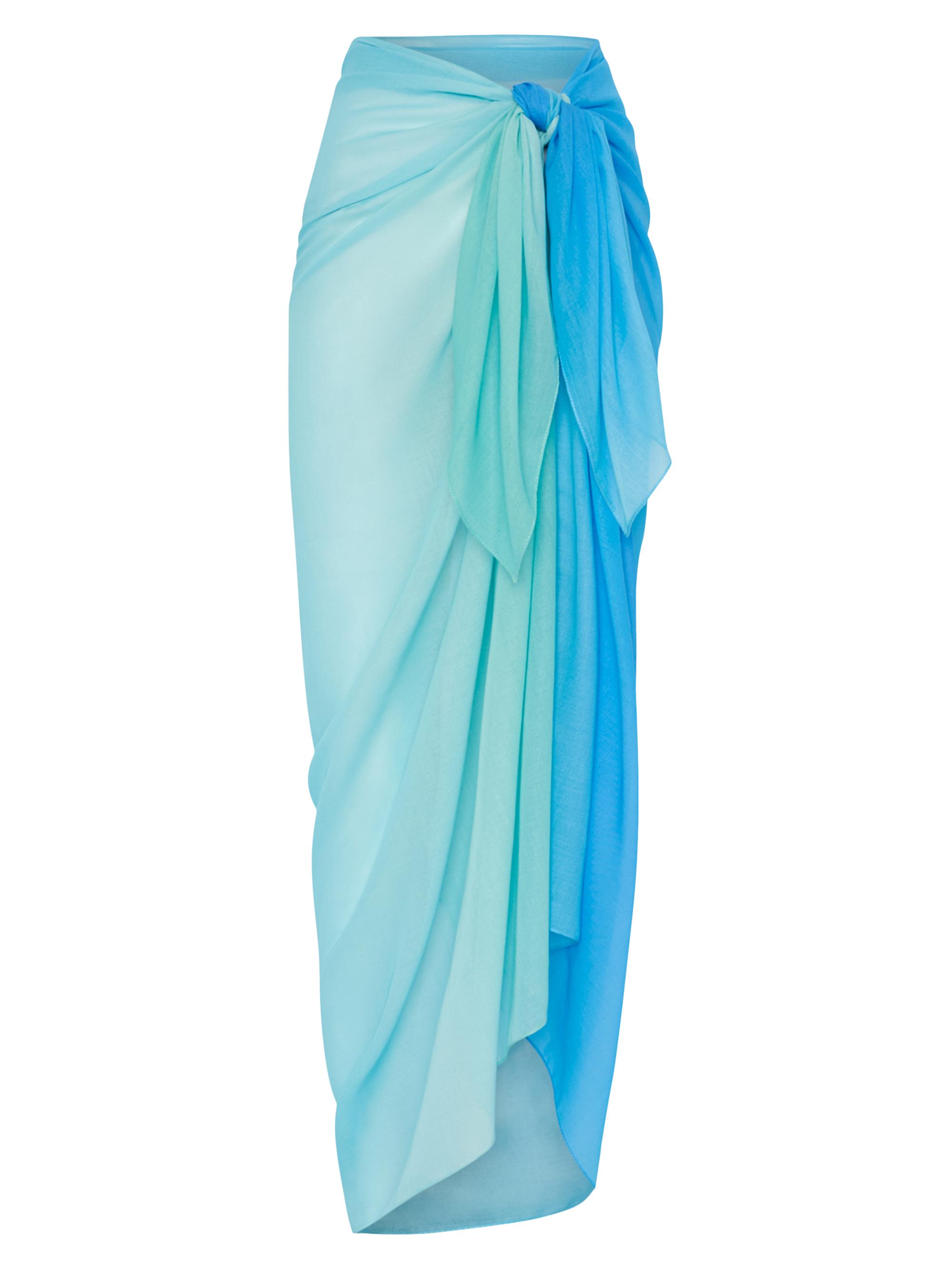 Milly Women's Blue Sunset Ombré Sarong - Blue Multi