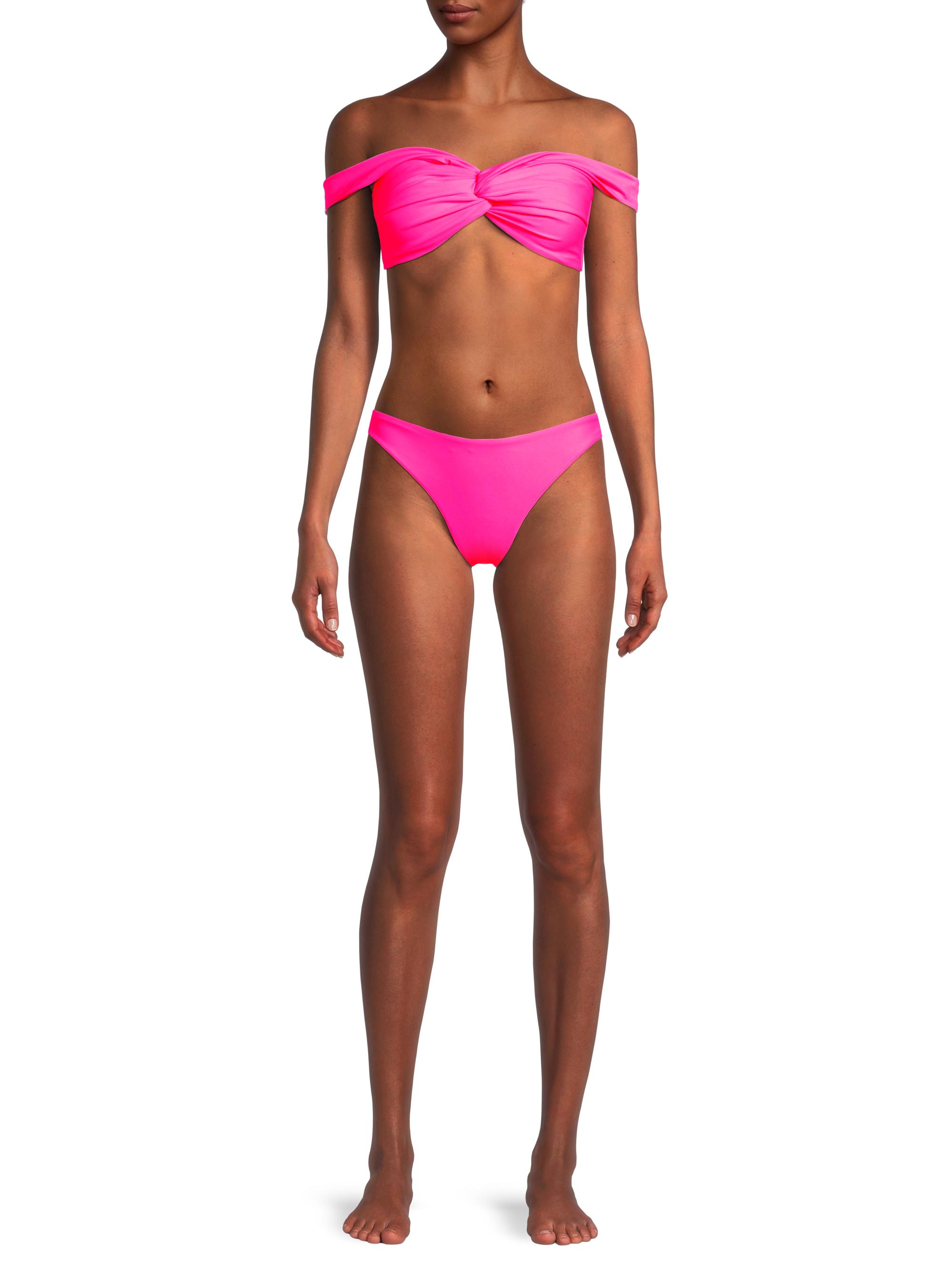 Milly Women's Olivia Bandeau Bikini Top - Navy