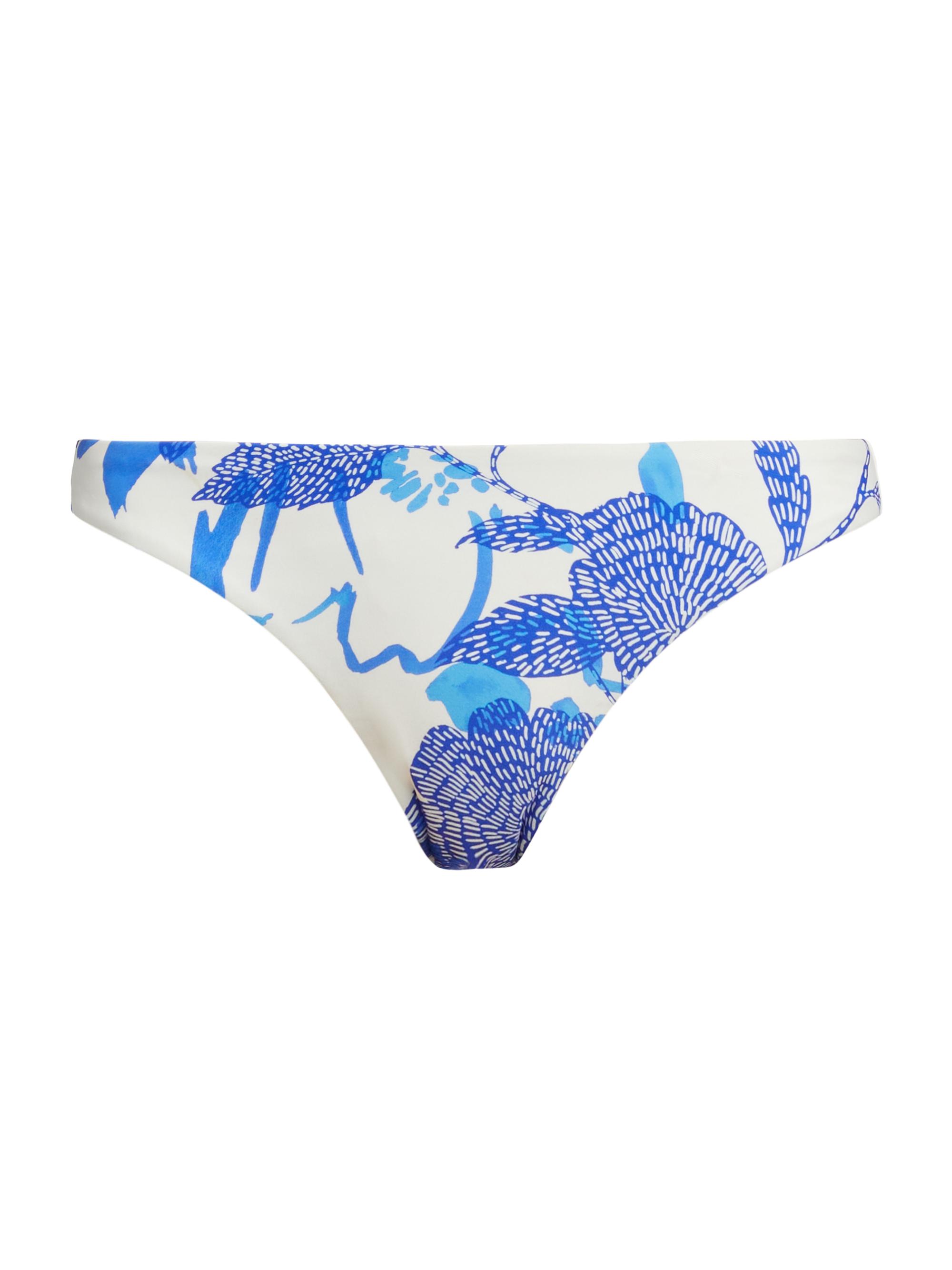 Milly Women's Margot Floral Bikini Bottom - Blue Multi