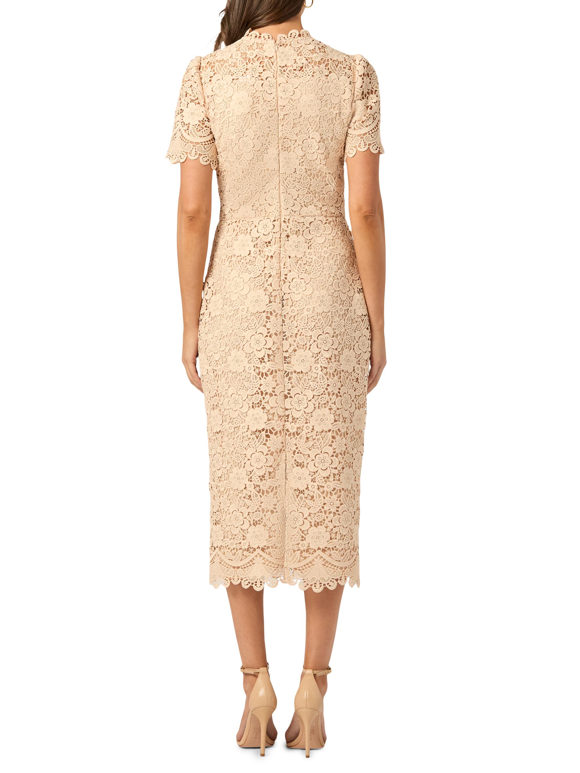 Shoshanna Vivienne Lace Midi-Dress | Saks Fifth Avenue