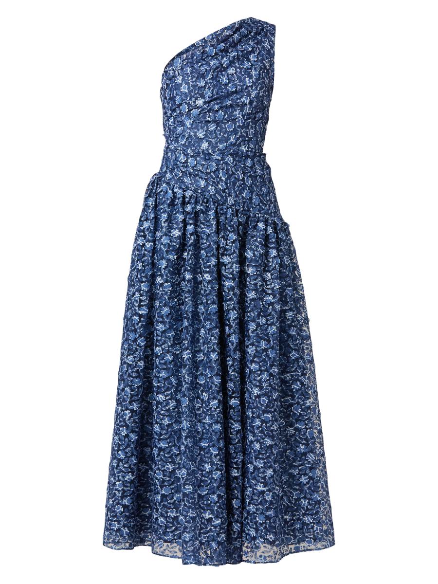 Shoshanna Women's Danielle Floral One-shoulder Gown