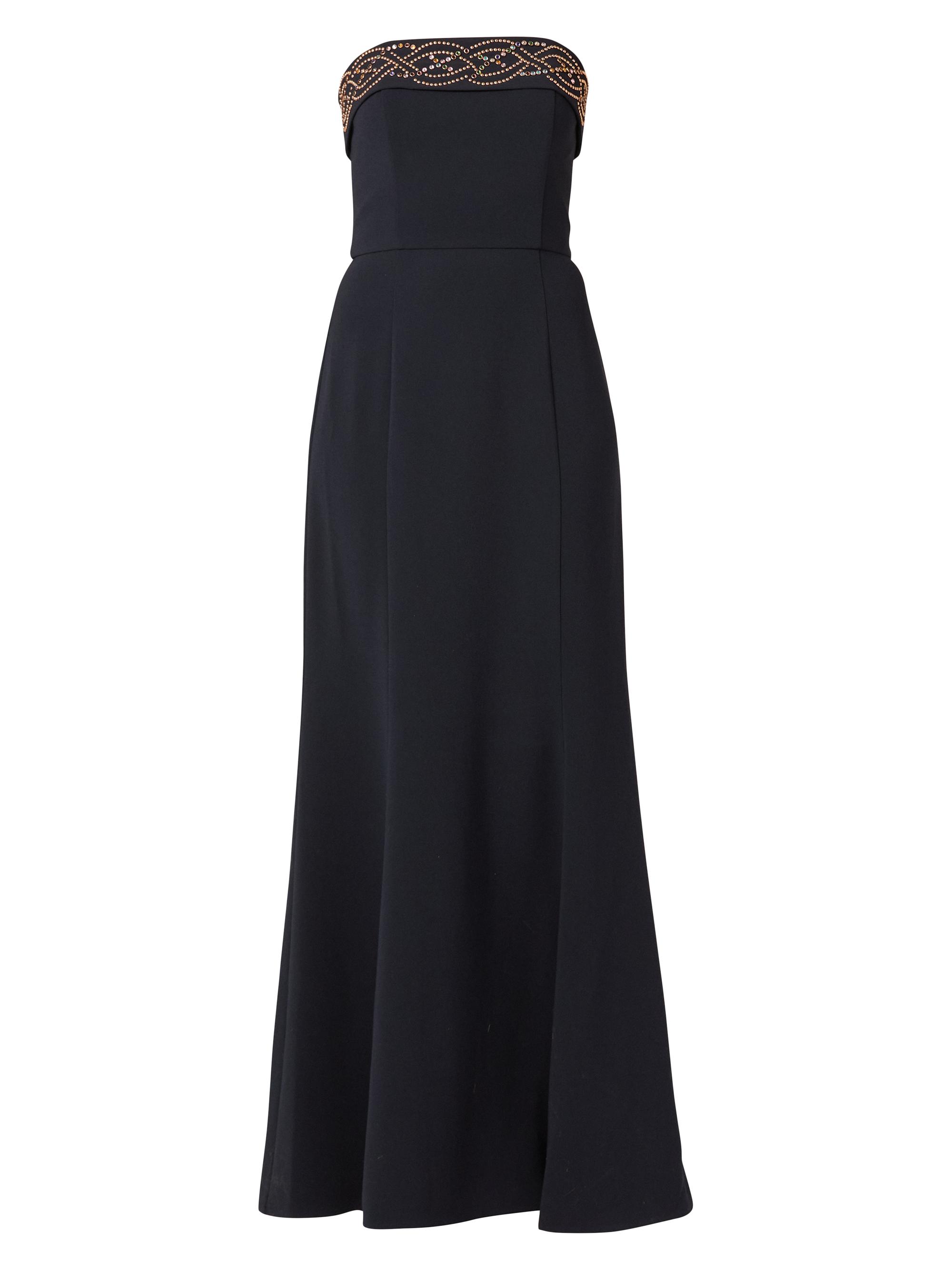 Shoshanna Women's Violette Embellished Strapless Gown - Navy