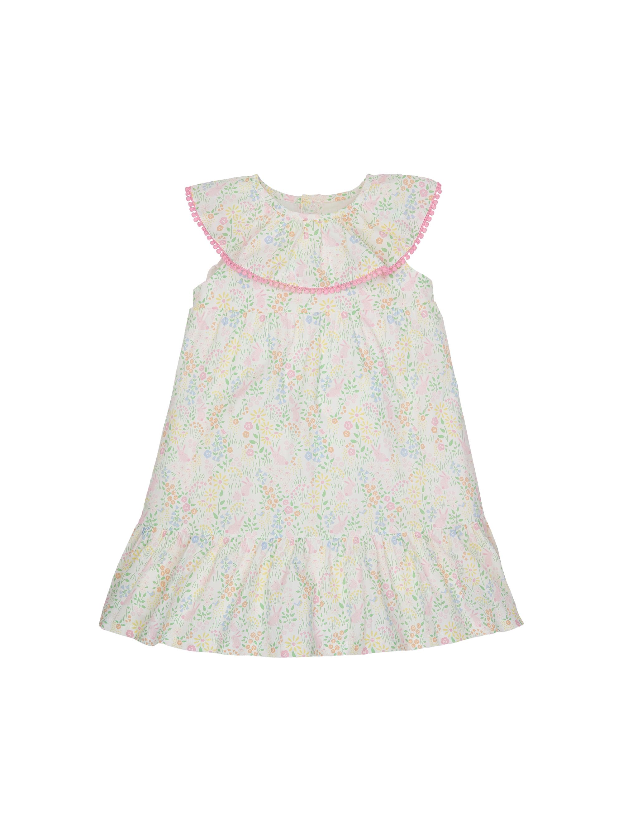 Magnetic Me Little Girl's & Girl's Hoppy Garden Cotton Shift Dress - Hoppy Garden