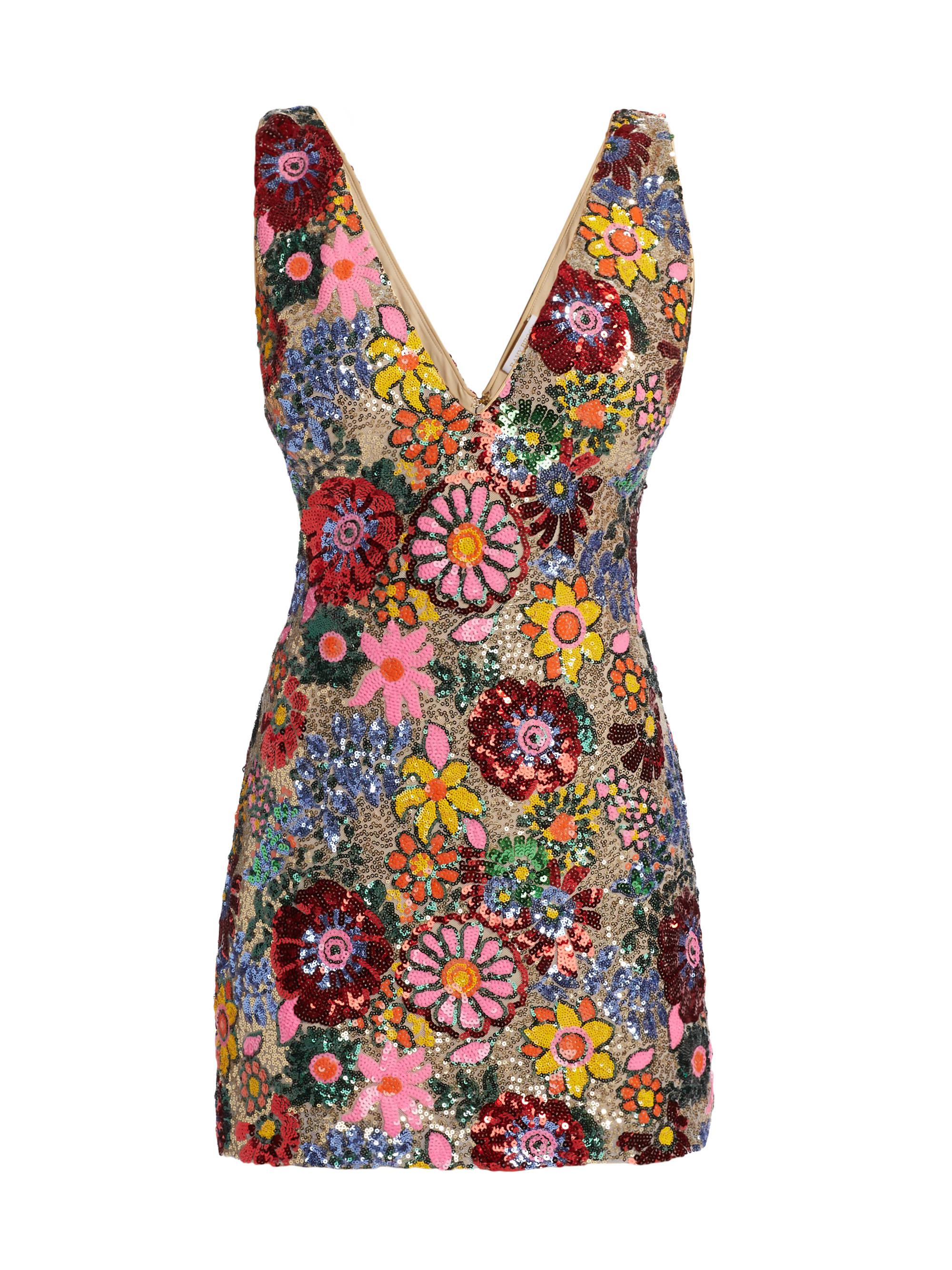 Ramy Brook Women's Aera Floral-Sequined Sheath Minidress -  Combo