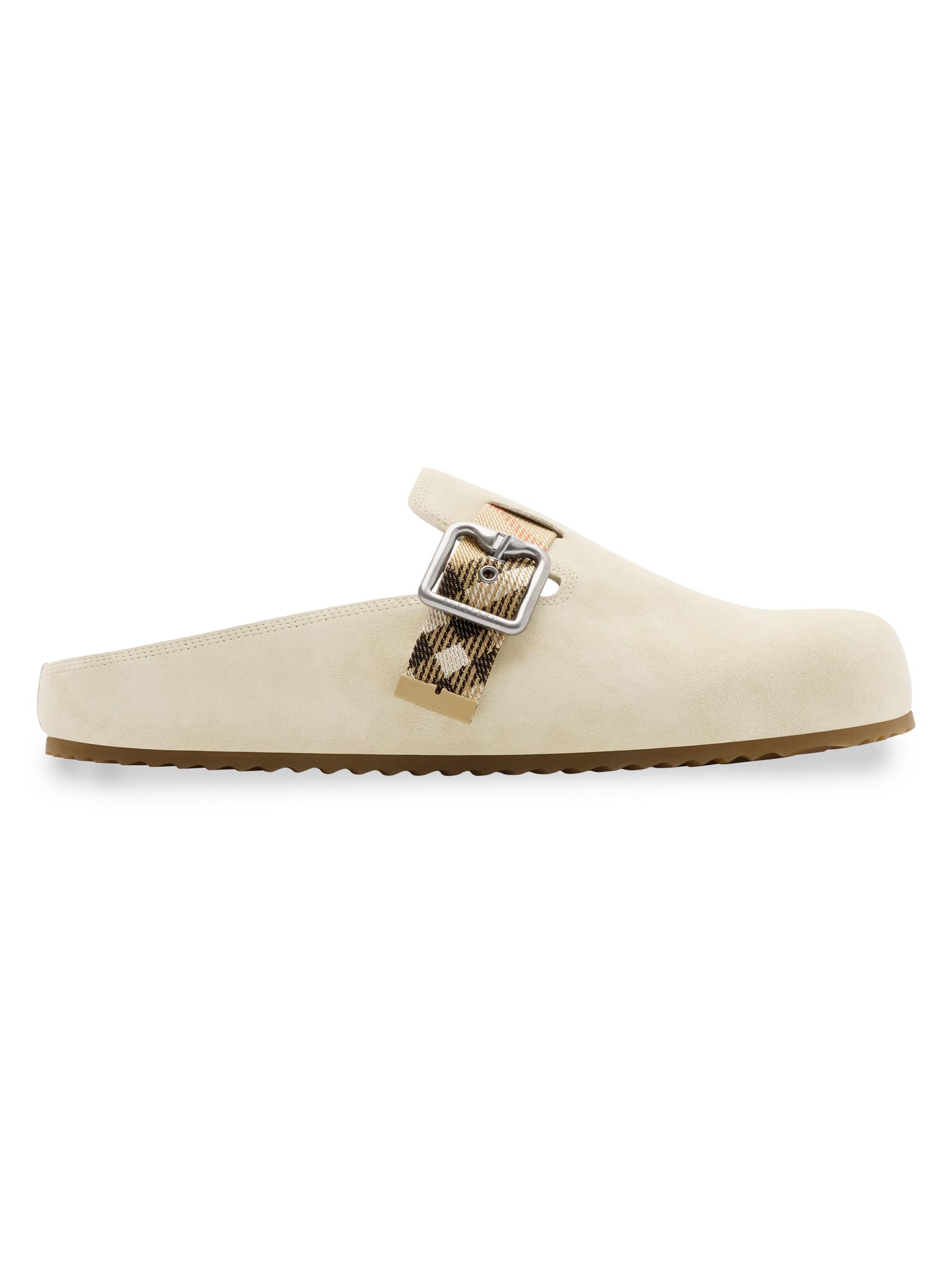 Burberry Women's Urchin Suede Clogs - Bake