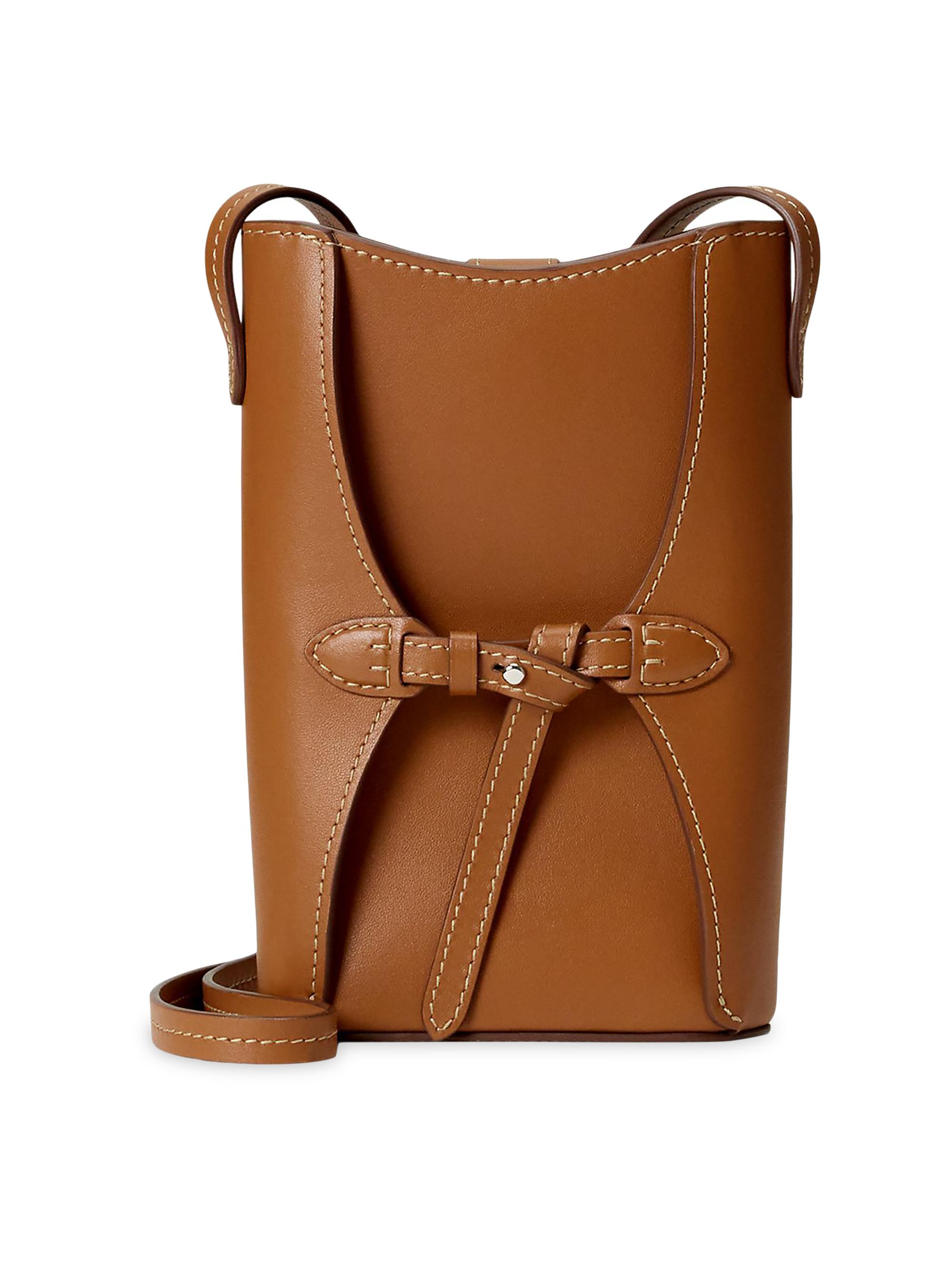 Ralph Lauren Collection Women's The Ralph eather Phone Pouch - R  Gold