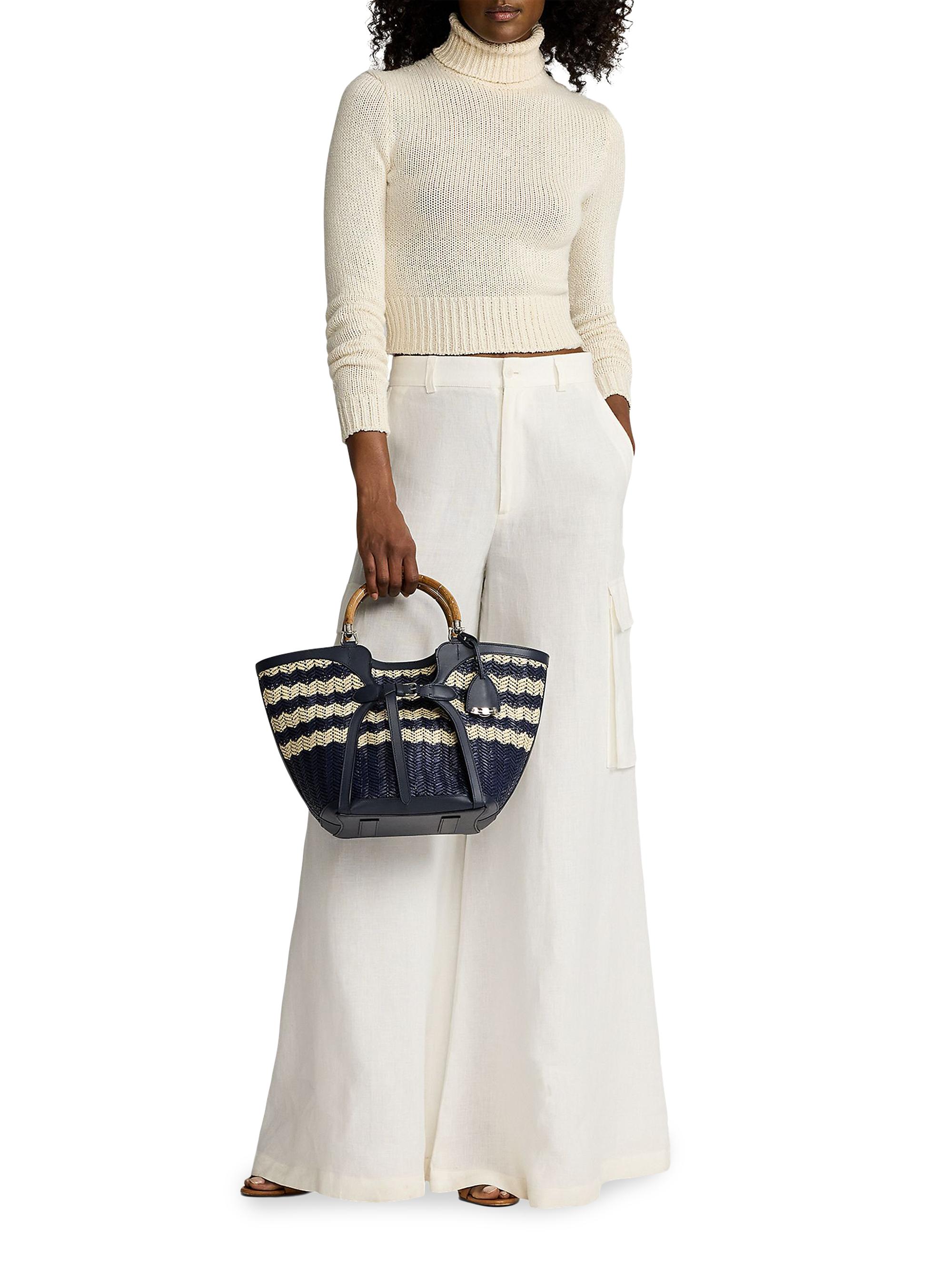 Ralph Lauren Collection Women's The Ralph Tote Bag - Navy Natural