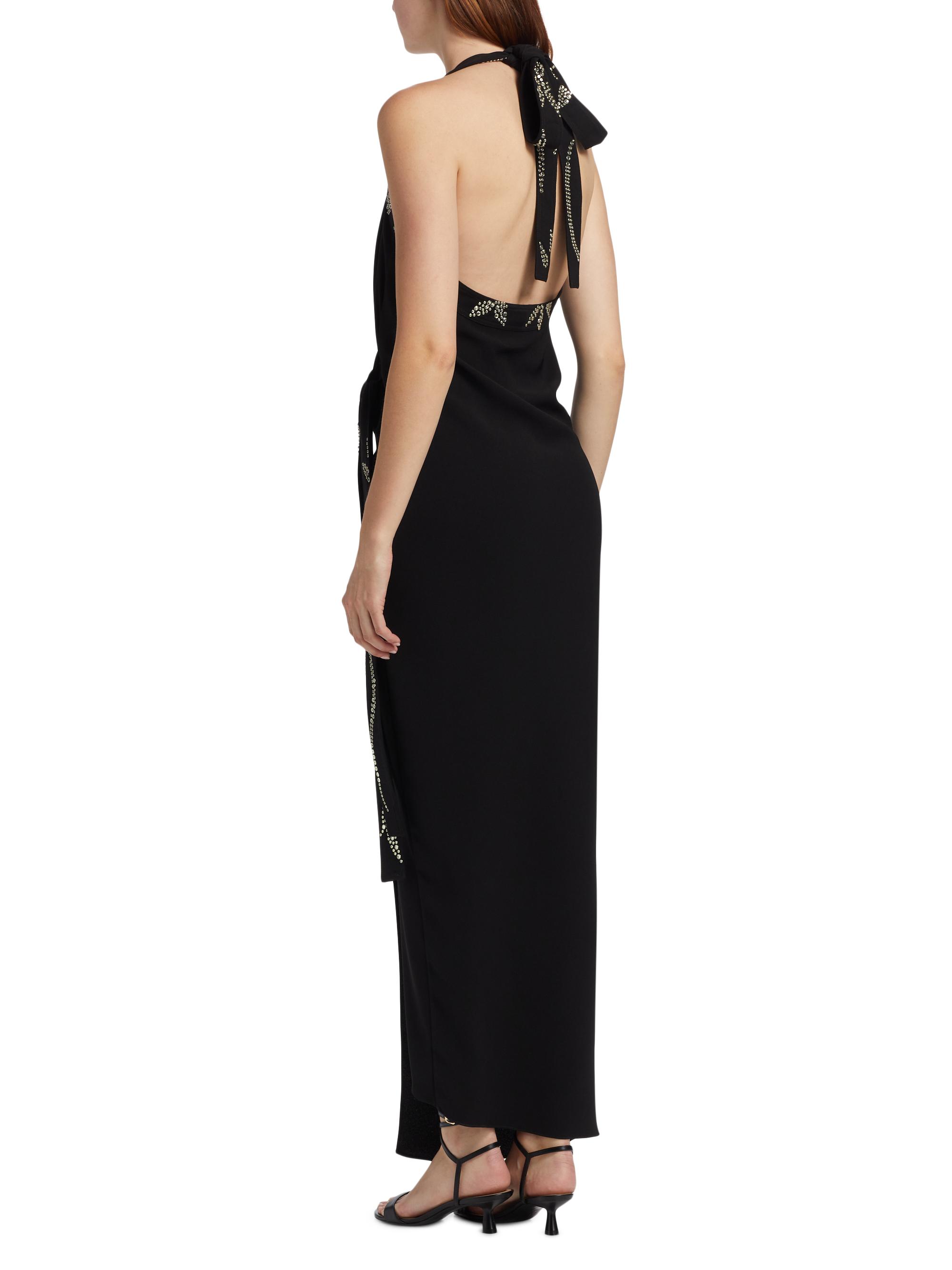 fiama maxi dress 16Arlington Fiama Embellished Halter Gown