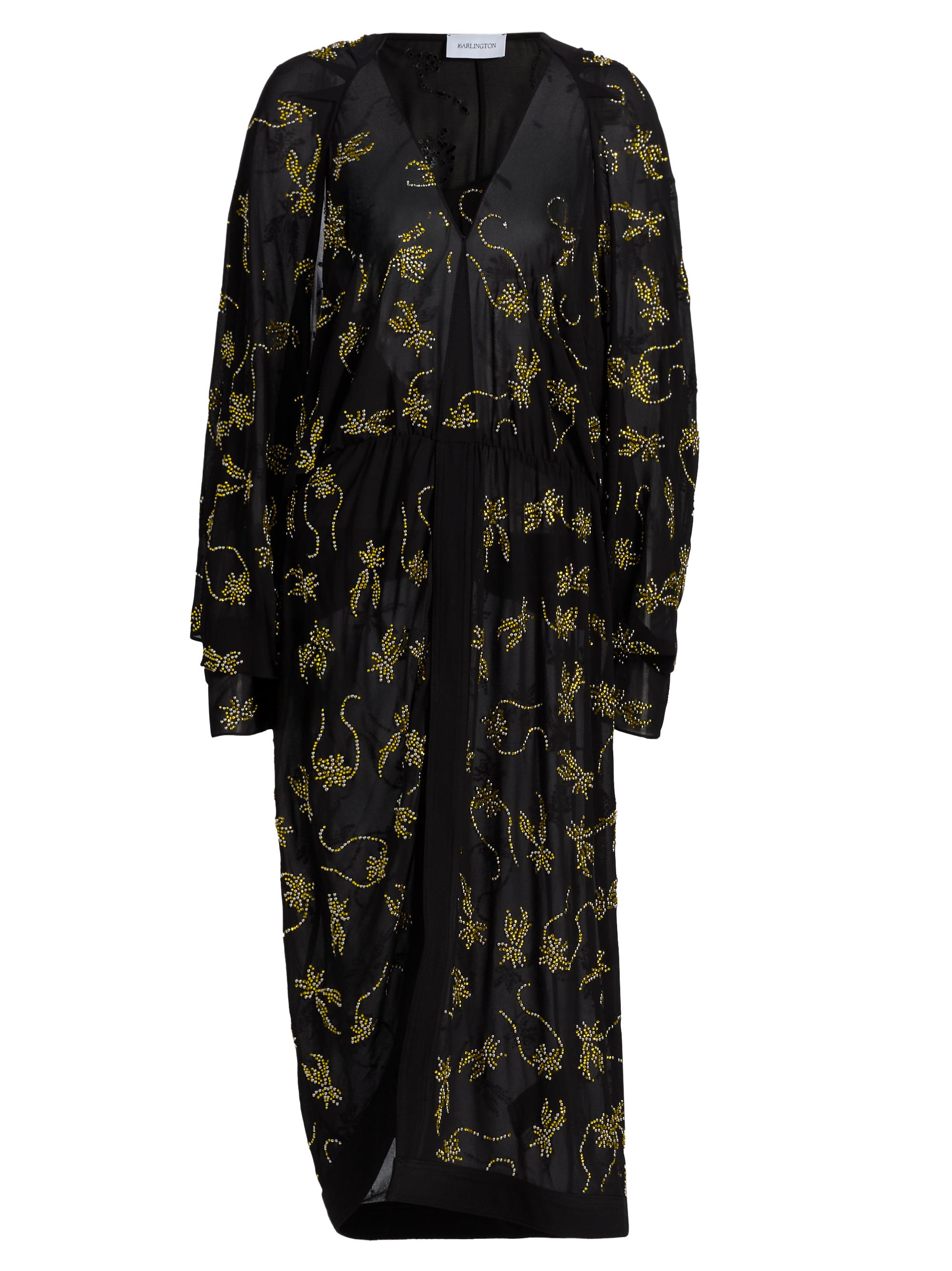 16Arlington Women's Licia Midi-Dress - Nero Citrine