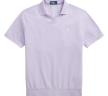 Jacquard Mesh Polo Shirt