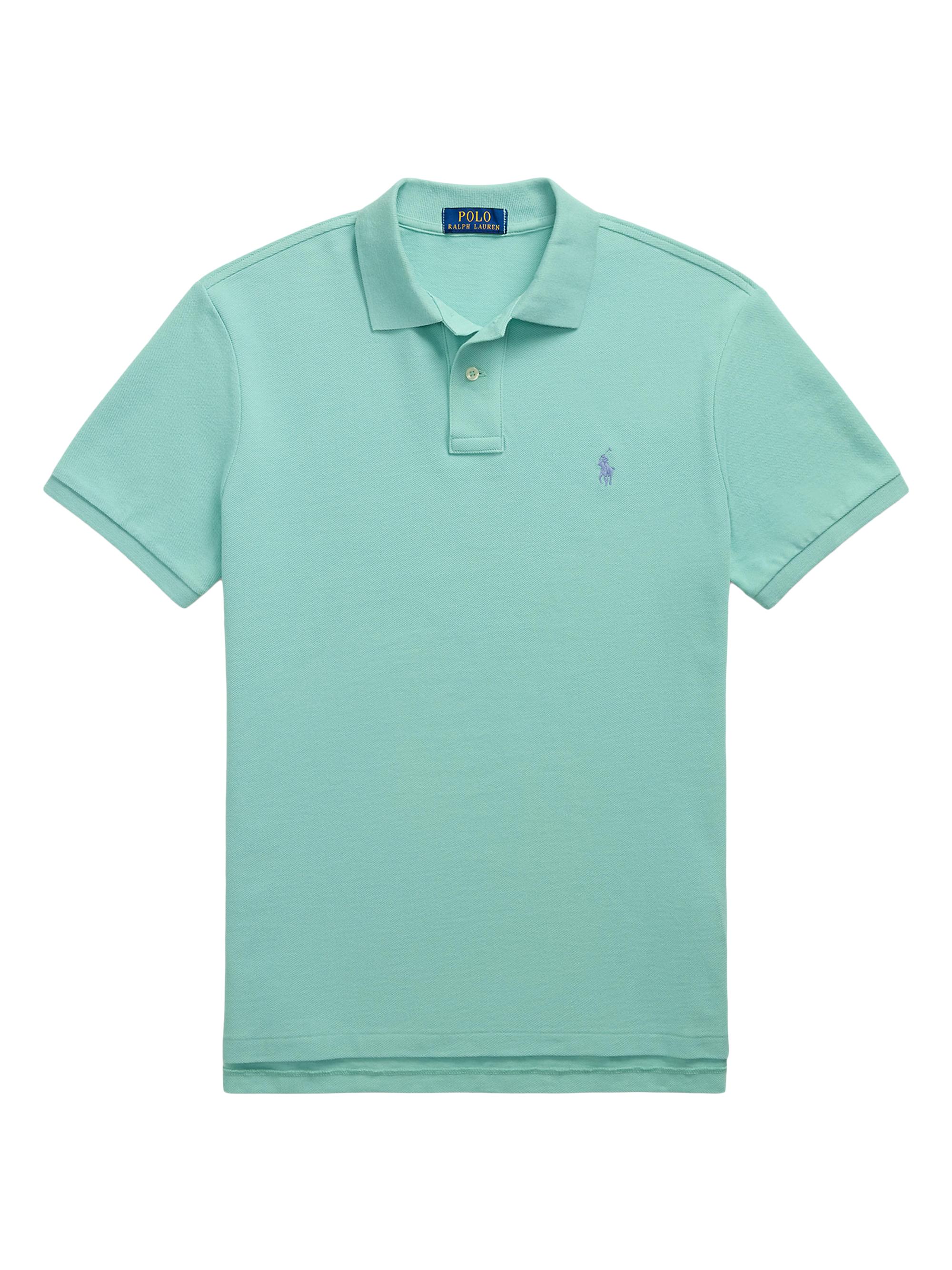 Polo Ralph Lauren Men's Custom-Slim-Fit Mesh Polo Shirt - Celadon