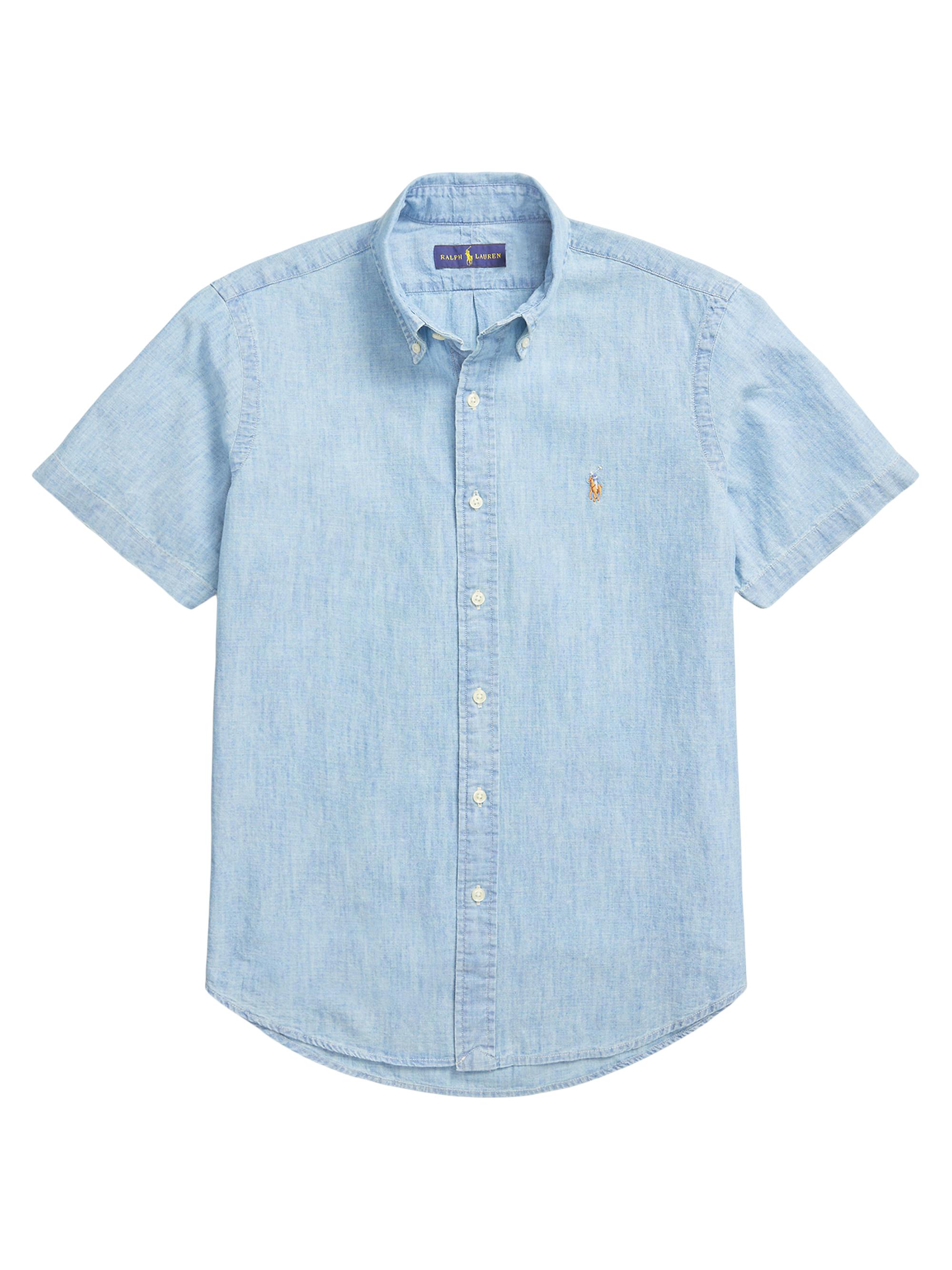 Polo Ralph Lauren Men's Classic-Fit Chambray Shirt - Light Indigo