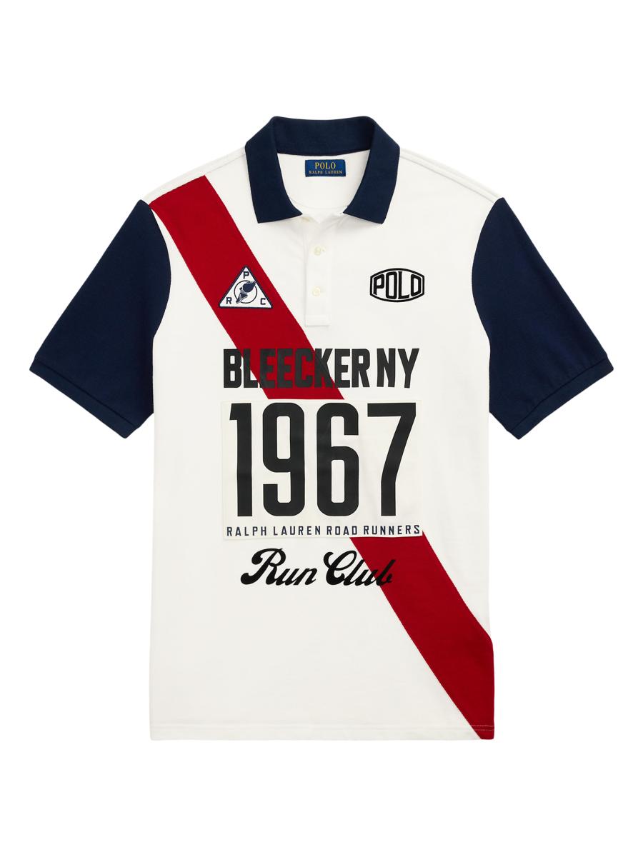 Polo Ralph Lauren Classic-Fit Mesh Graphic Polo Shirt | Saks Fifth