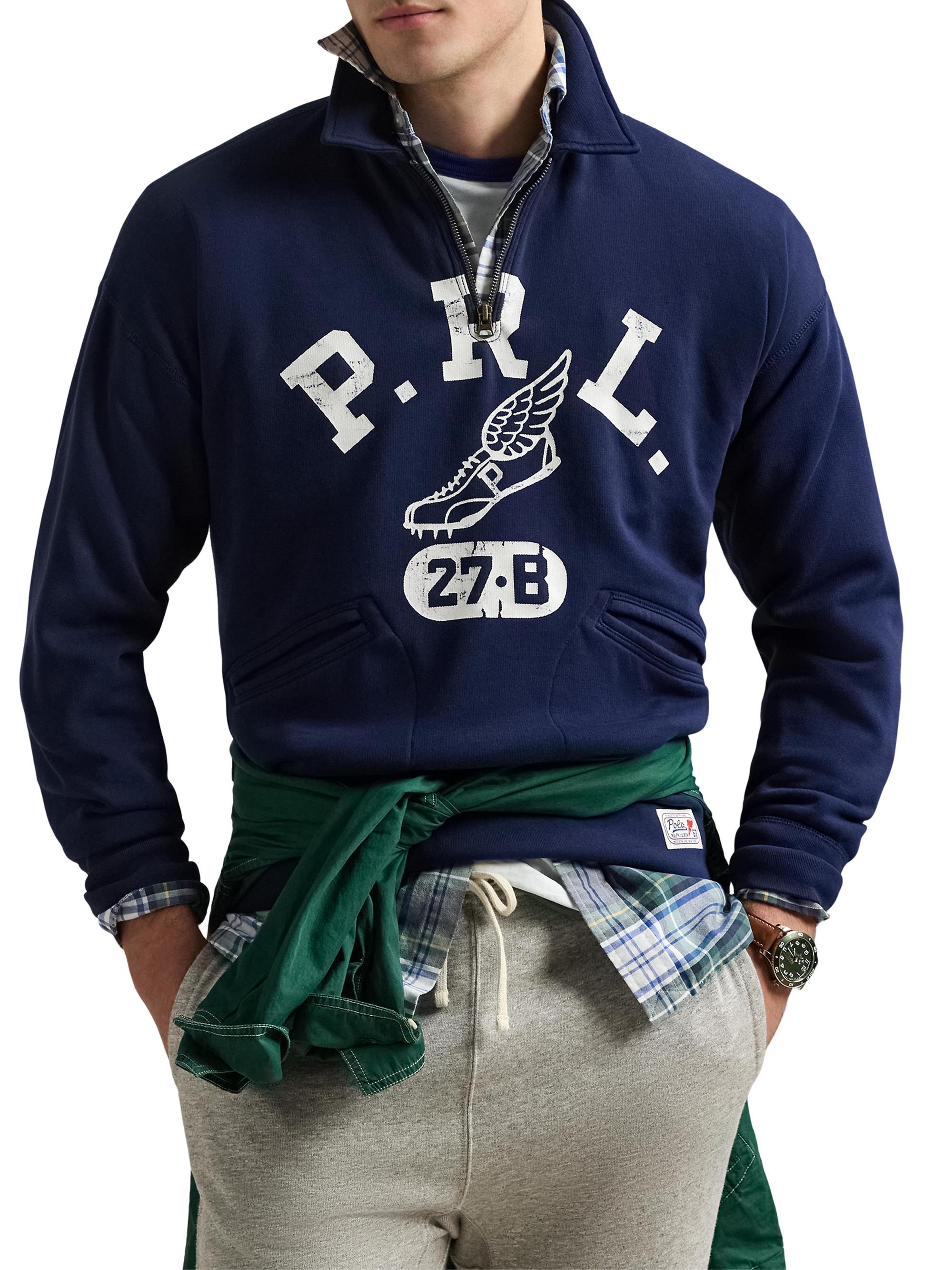 Polo Ralph Lauren Vintage-Fit Logo Fleece Sweatshirt | Saks Fifth