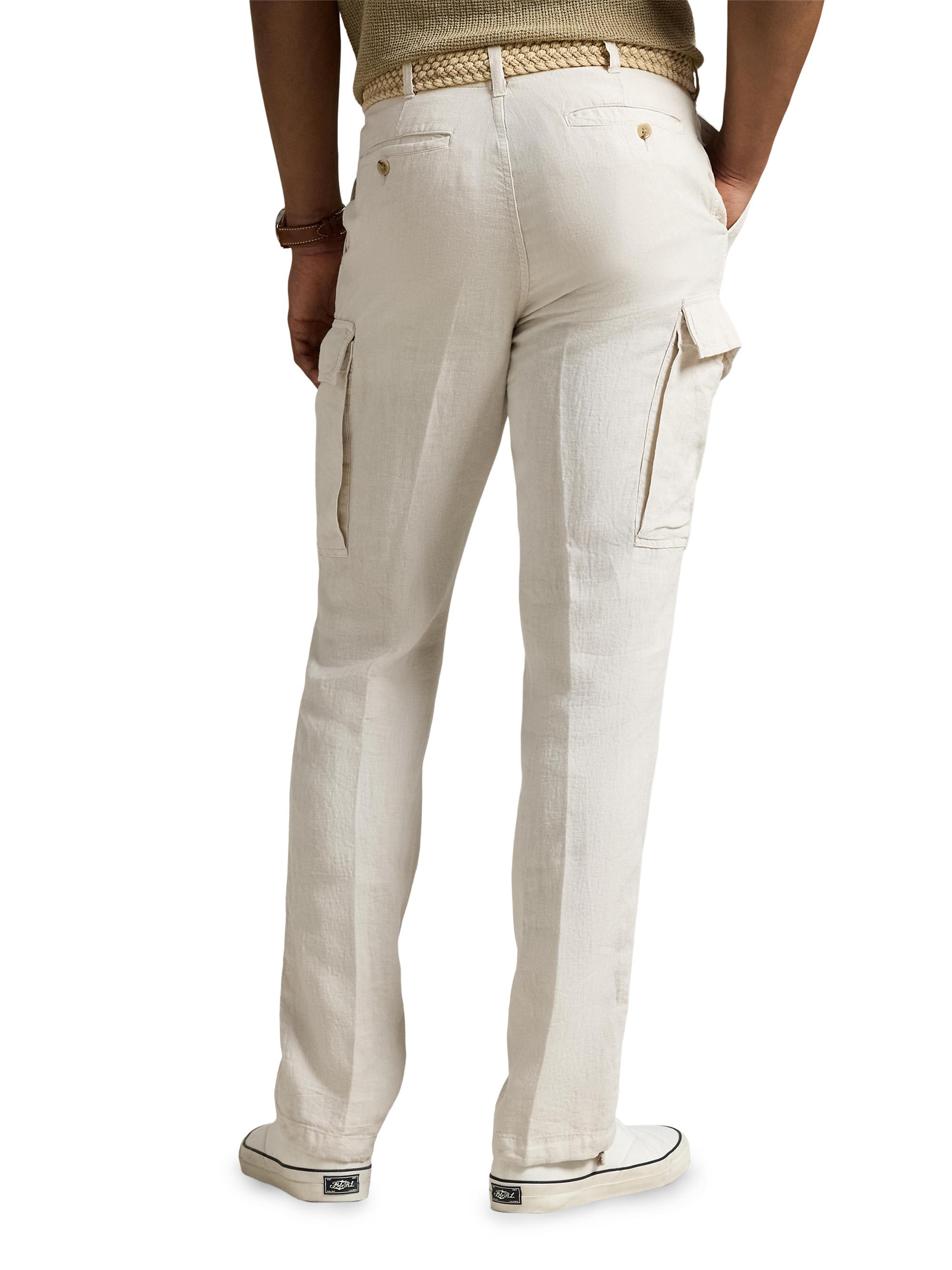 Polo Ralph Lauren Lateef Slim-Tapered-Fit Linen Cargo Pants | Saks