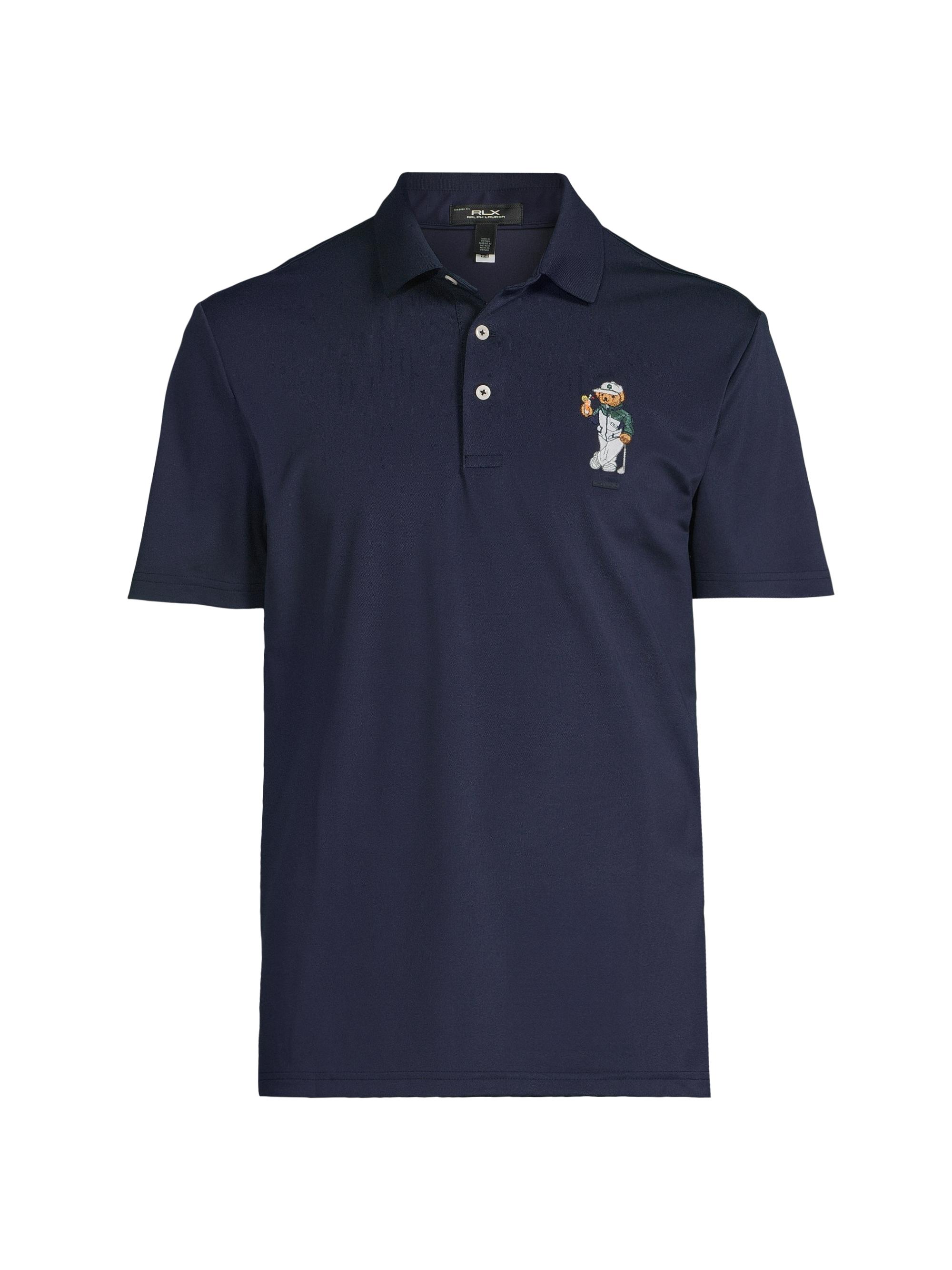 RLX Ralph Lauren Men's AirTech Piquè Polo Shirt - Refined Navy