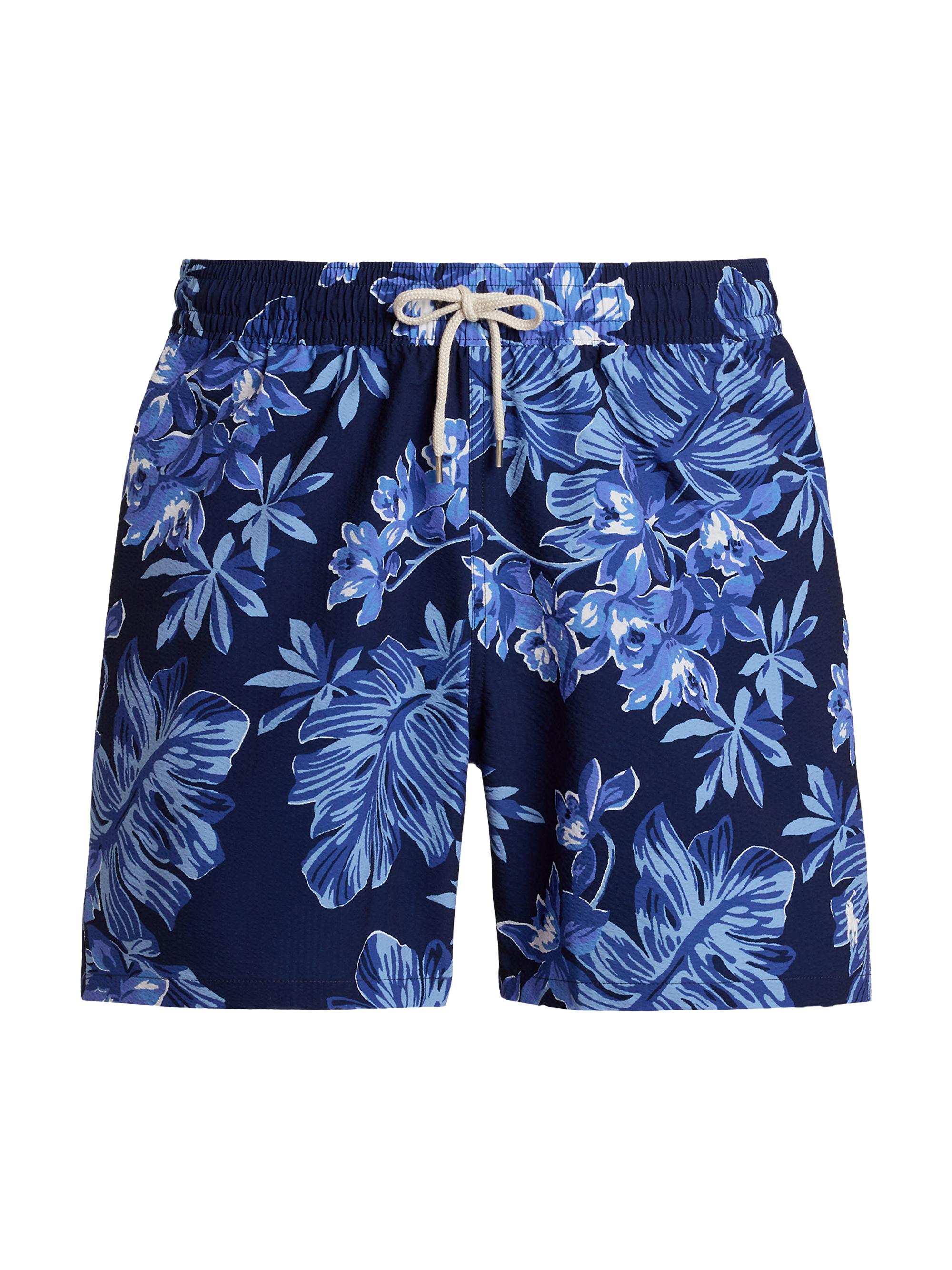 Polo Ralph Lauren Men's Traveler Classic Swim Trunks - Blue Tropical