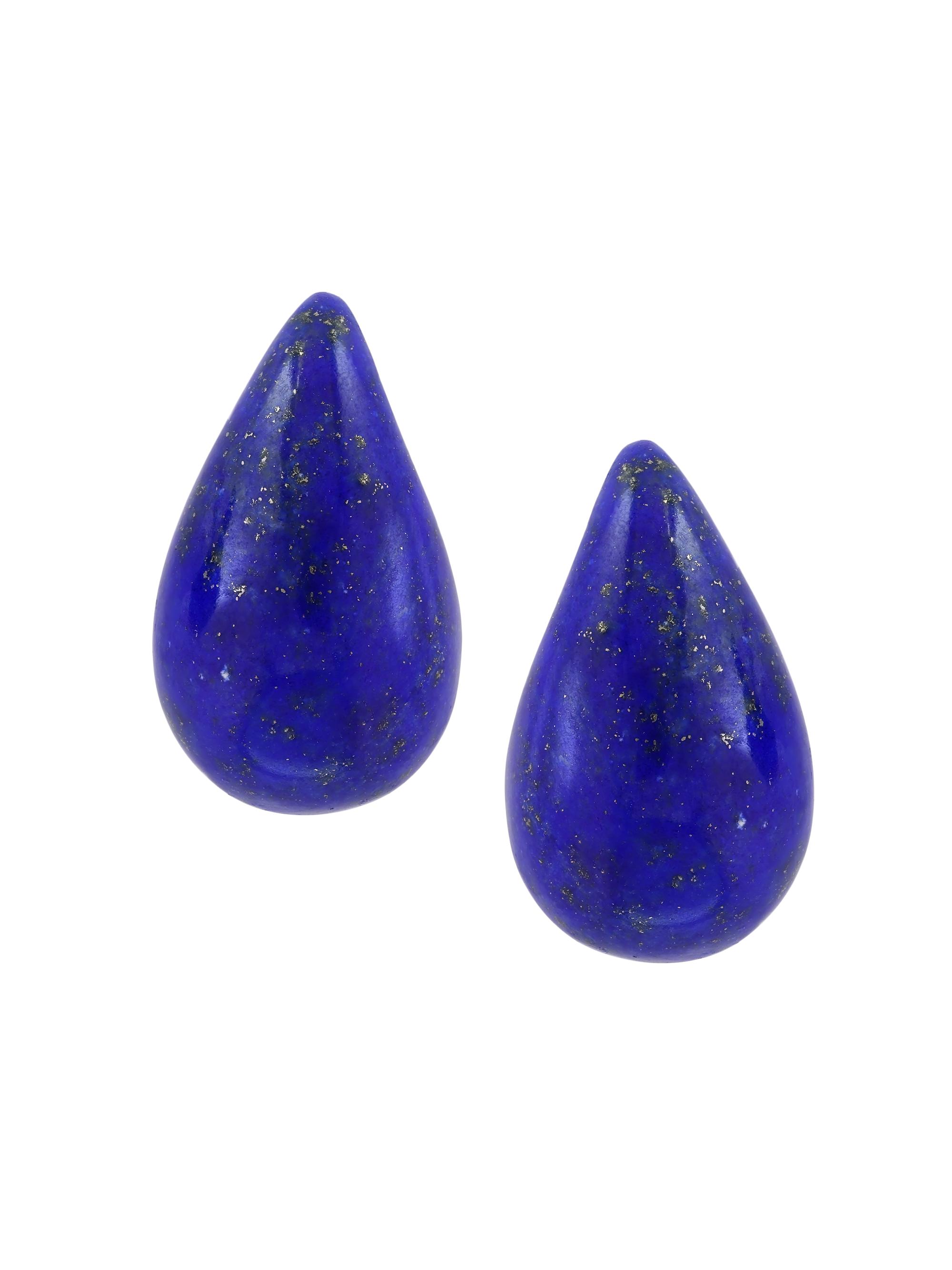 Saks Fifth Avenue Collection Women's 14K Yellow Gold & Lapis Lazuli Stud Earrings - Yellow Gold