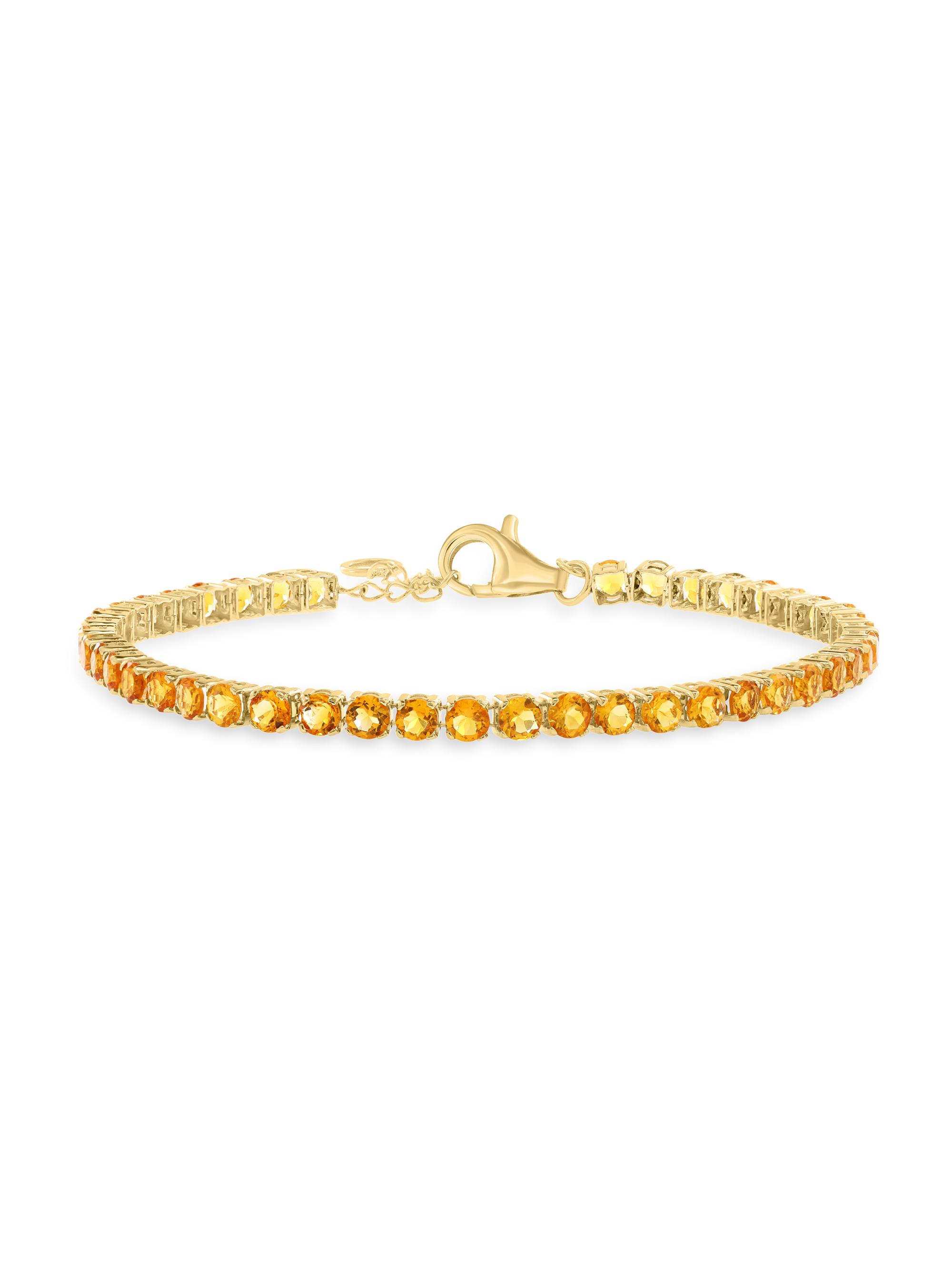 Saks Fifth Avenue Collection Women's 14K Yellow Gold & Citrine Bracelet - Yellow Gold