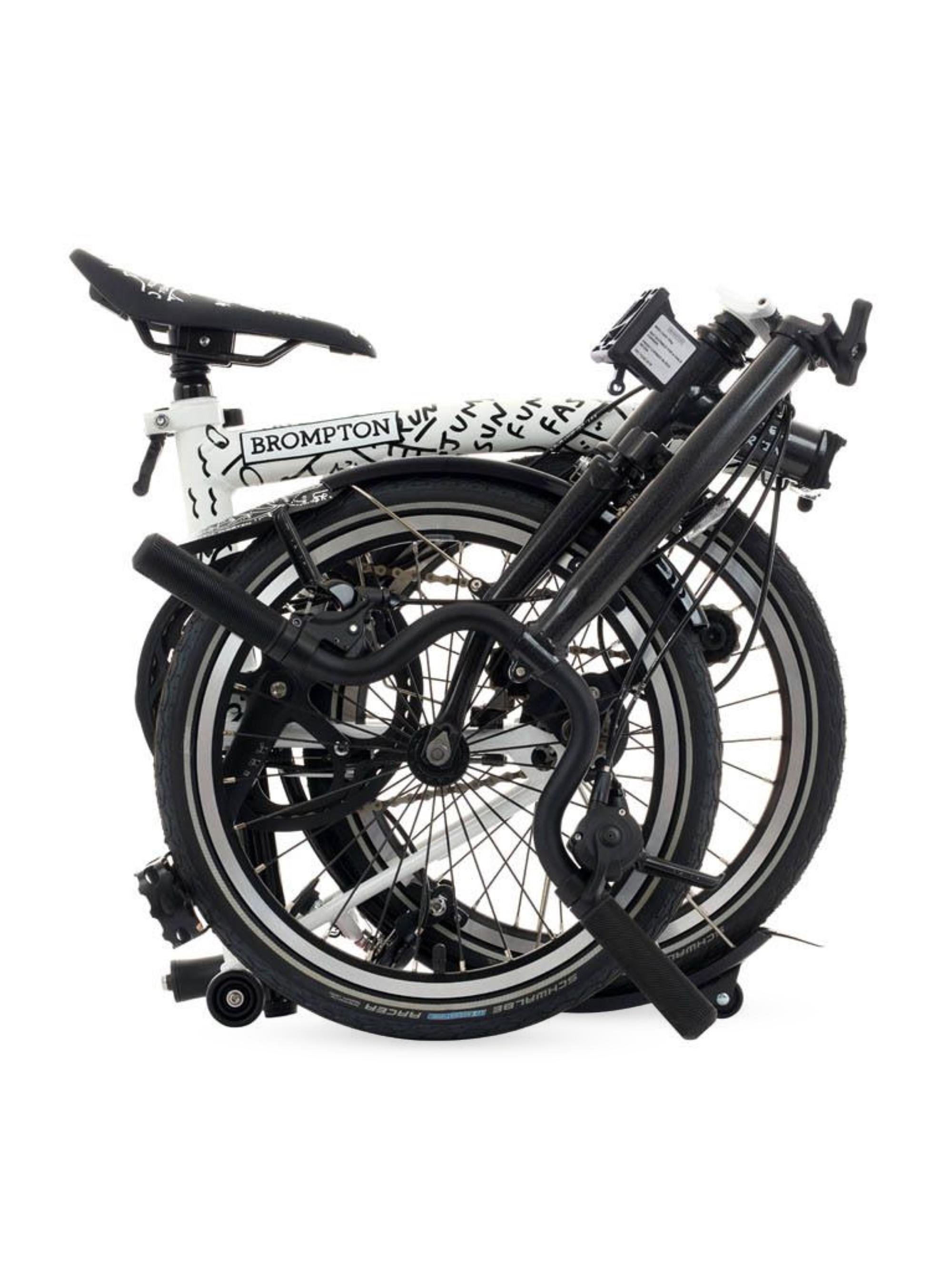 Brompton Bikes Brompton x Shantell Martin C Line - 2 Speed - White Black